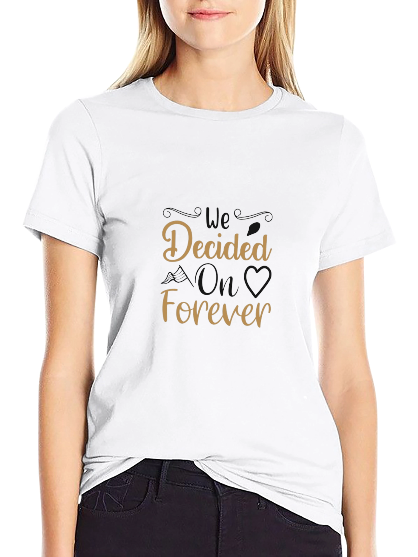 Decided Forever Black T-Shirt