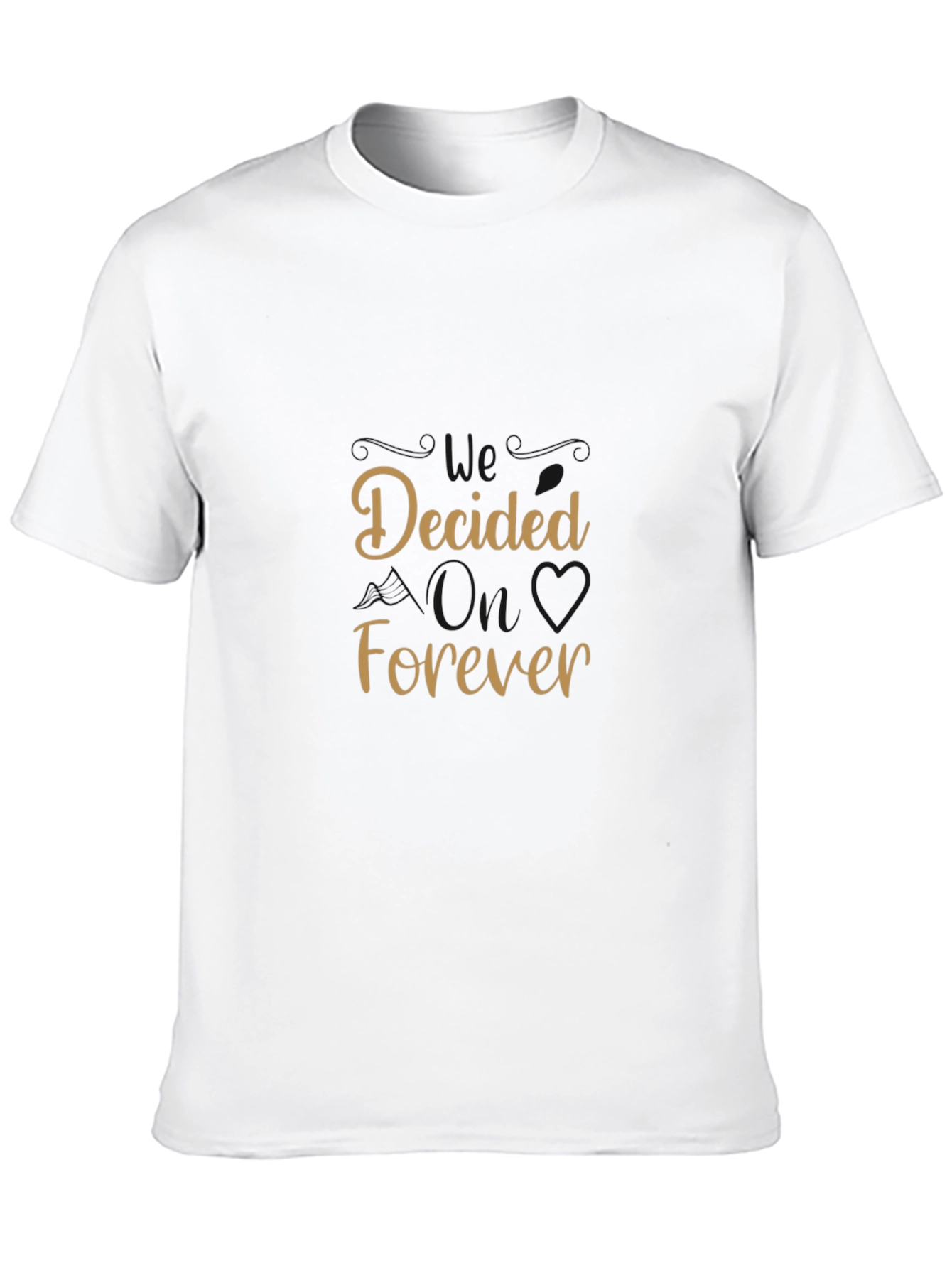 Decided Forever Black T-Shirt