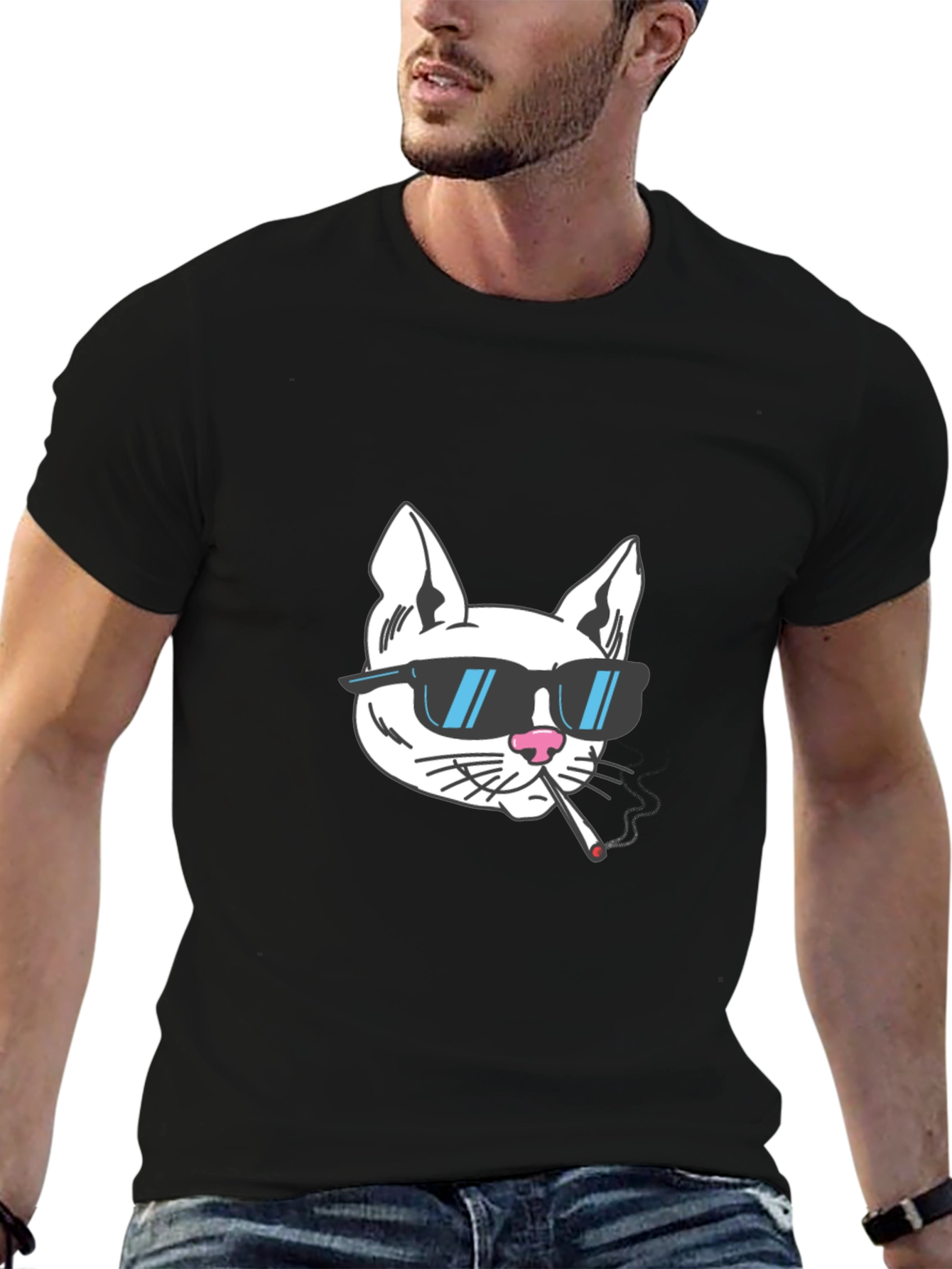Cool Cat T-Shirt: Fun Graphic Tee