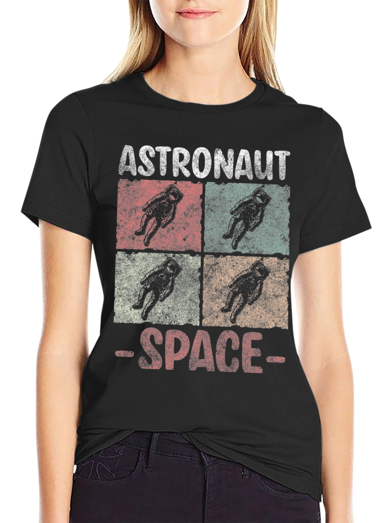 Astronaut Space Retro T-Shirt