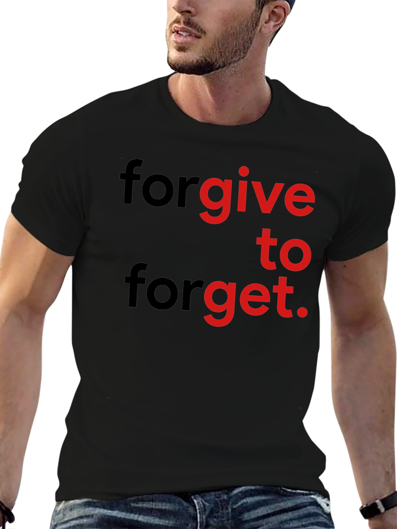 Forgive to Forget Graphic Print Tee