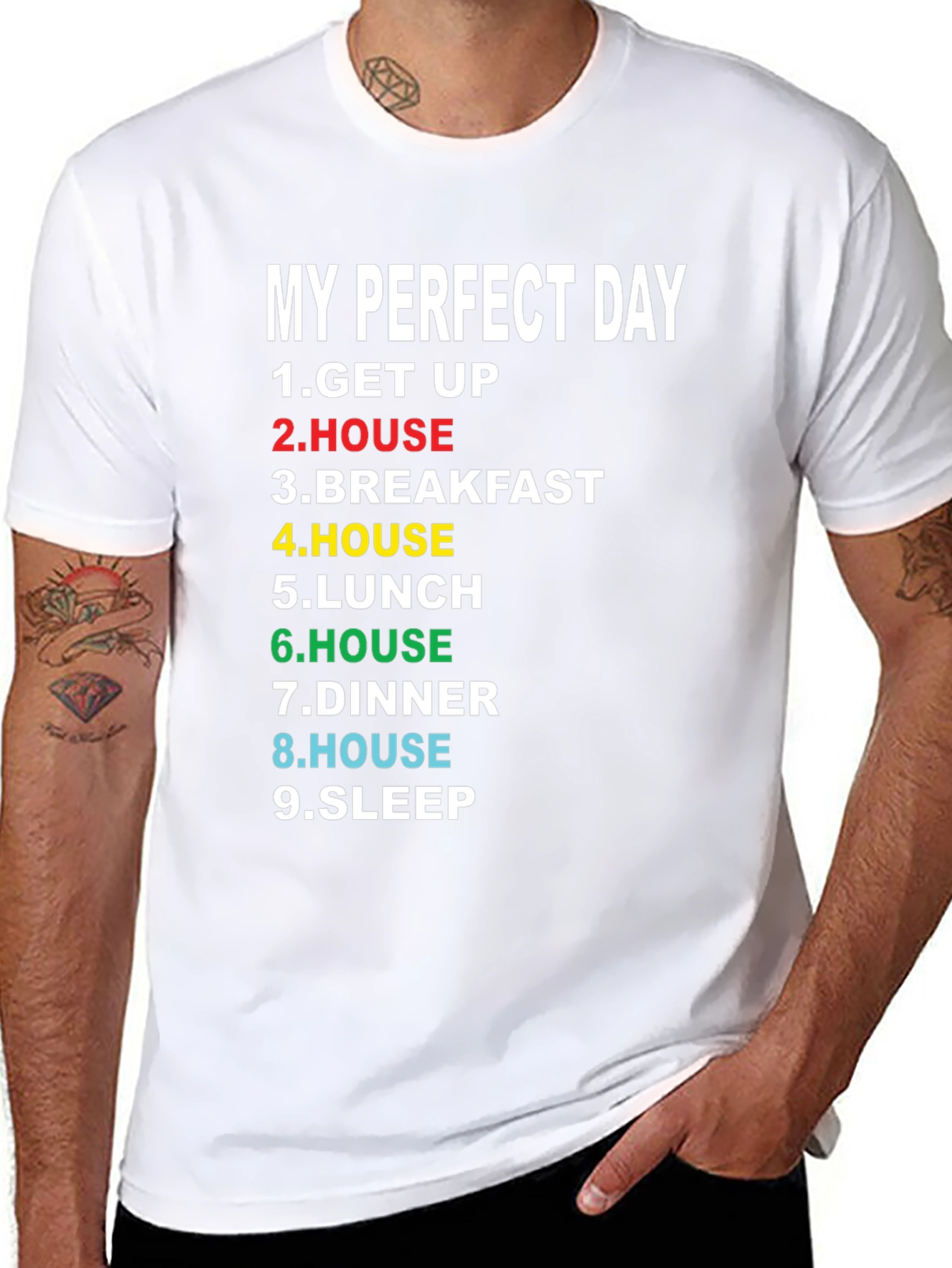 My Perfect Day T-Shirt - Funny Graphic Tee