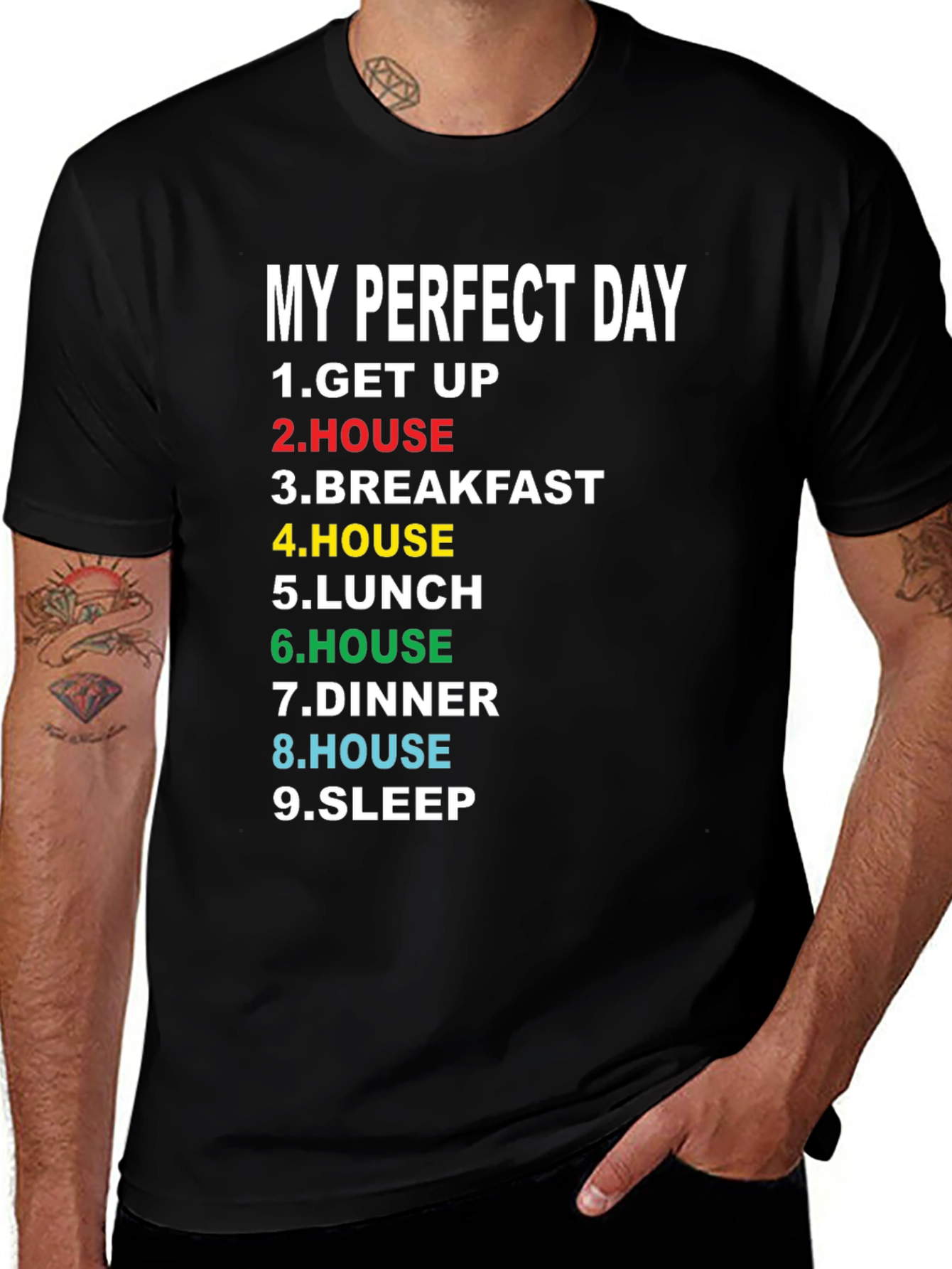 My Perfect Day T-Shirt - Funny Graphic Tee