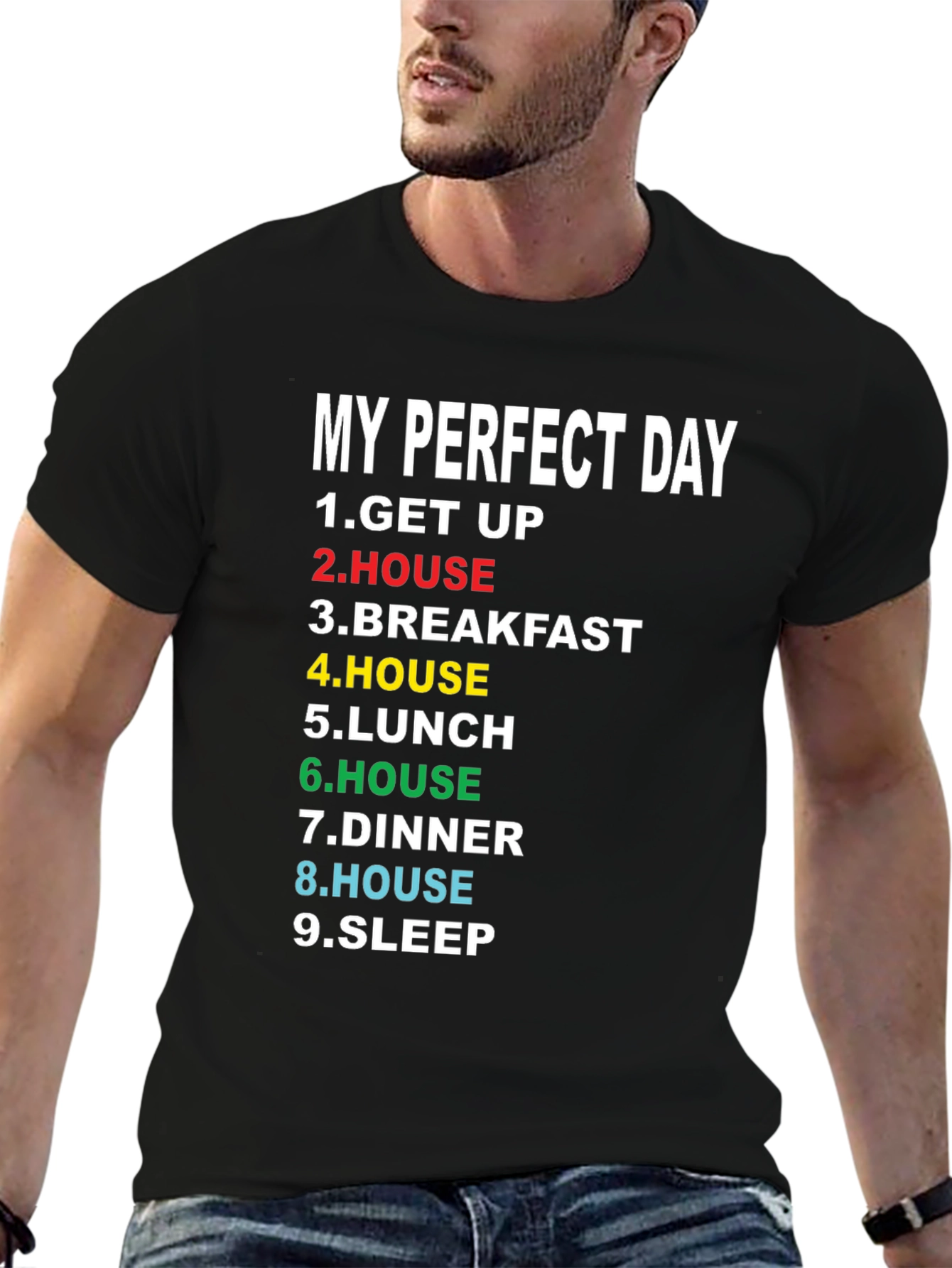 My Perfect Day T-Shirt - Funny Graphic Tee