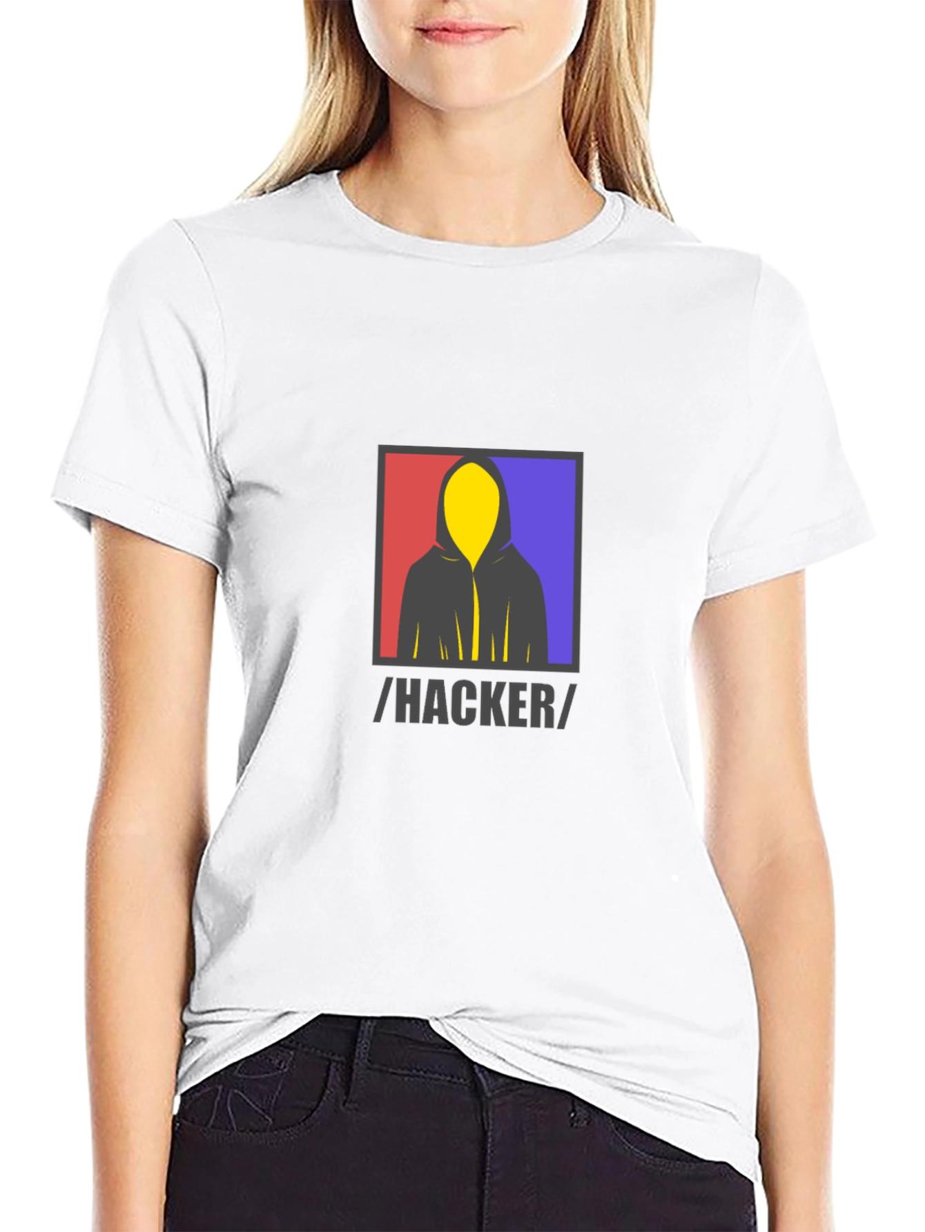 Hacker Graphic Tee - Stylish Tech-Inspired Apparel