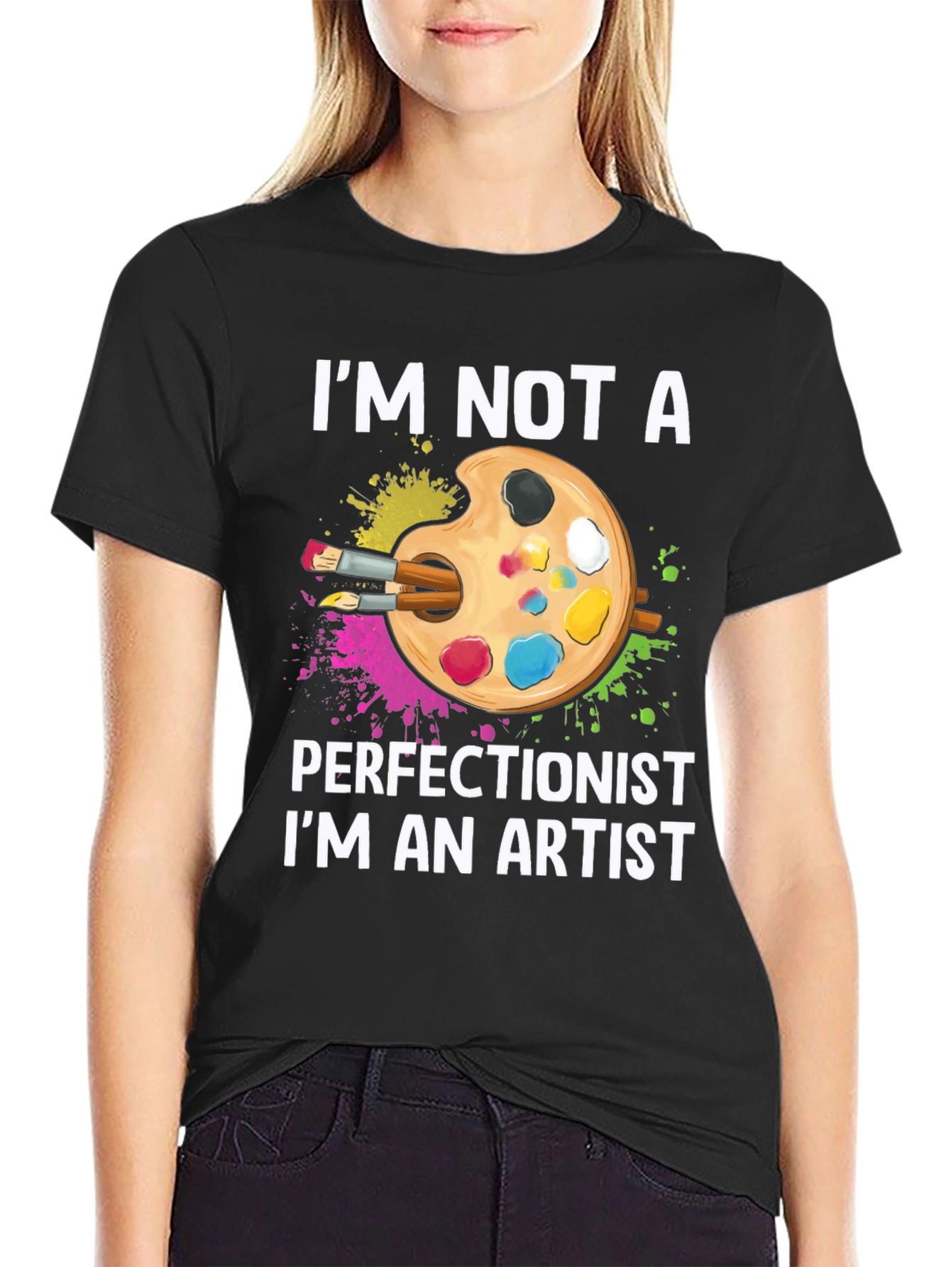 Artist Palette Graphic Tee - Im Not A Perfectionist