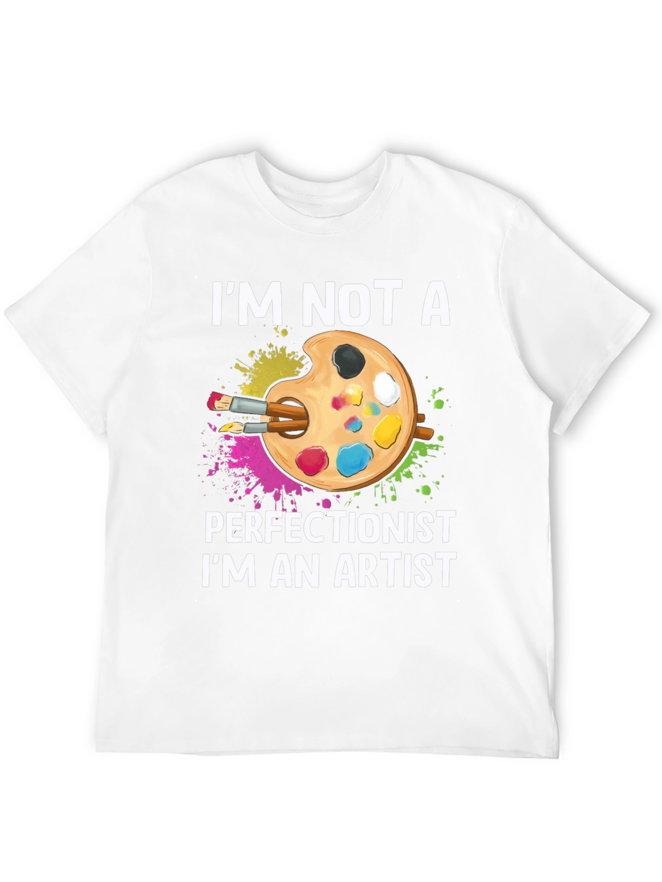 Artist Palette Graphic Tee - Im Not A Perfectionist