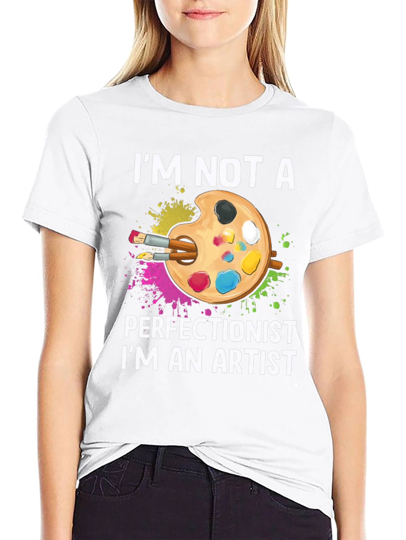 Artist Palette Graphic Tee - Im Not A Perfectionist