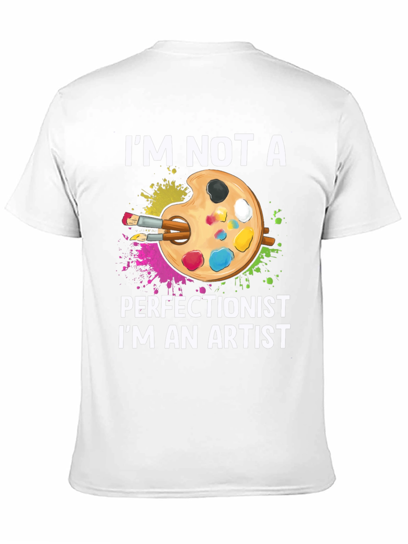 Artist Palette Graphic Tee - Im Not A Perfectionist