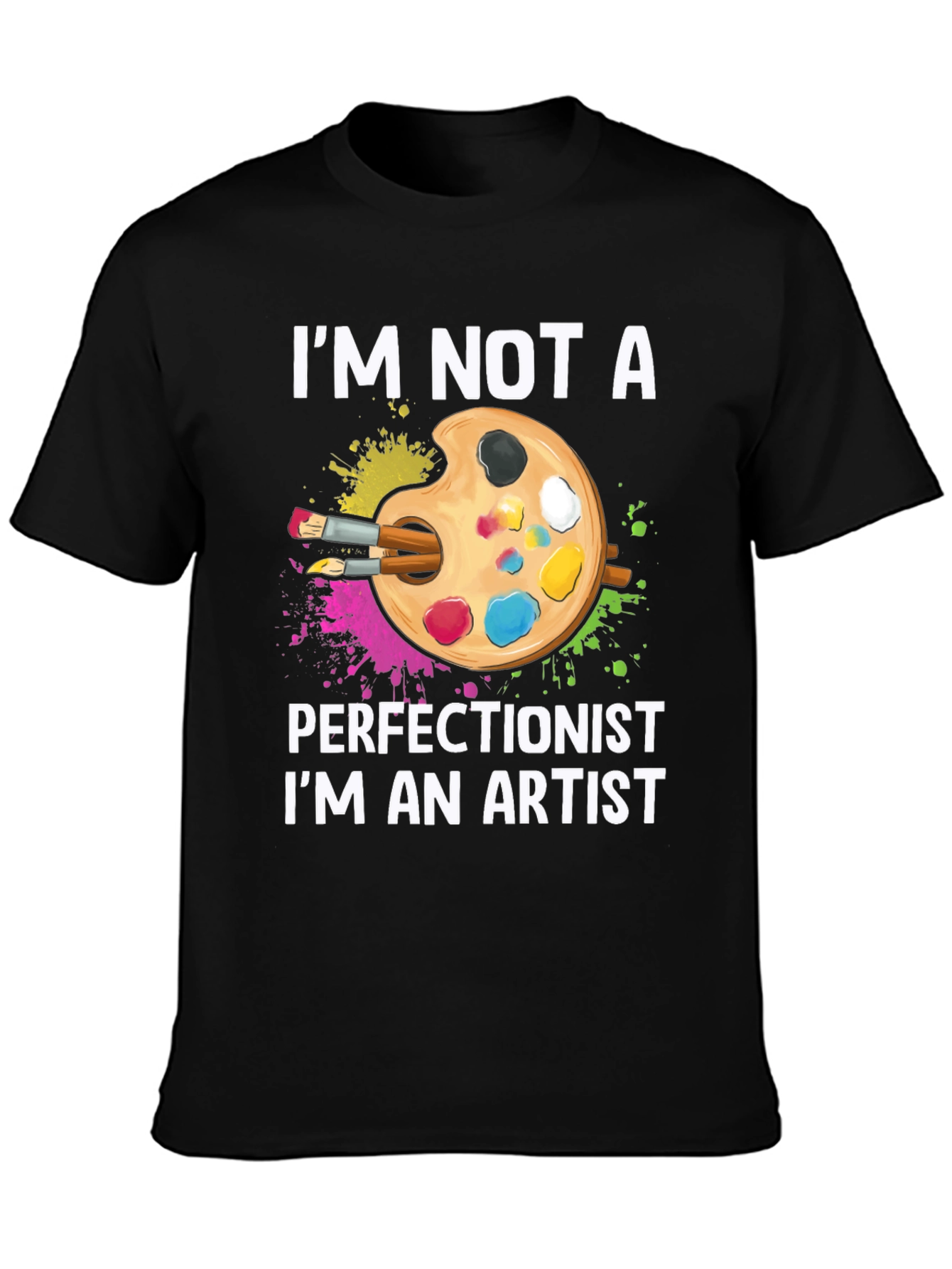 Artist Palette Graphic Tee - Im Not A Perfectionist