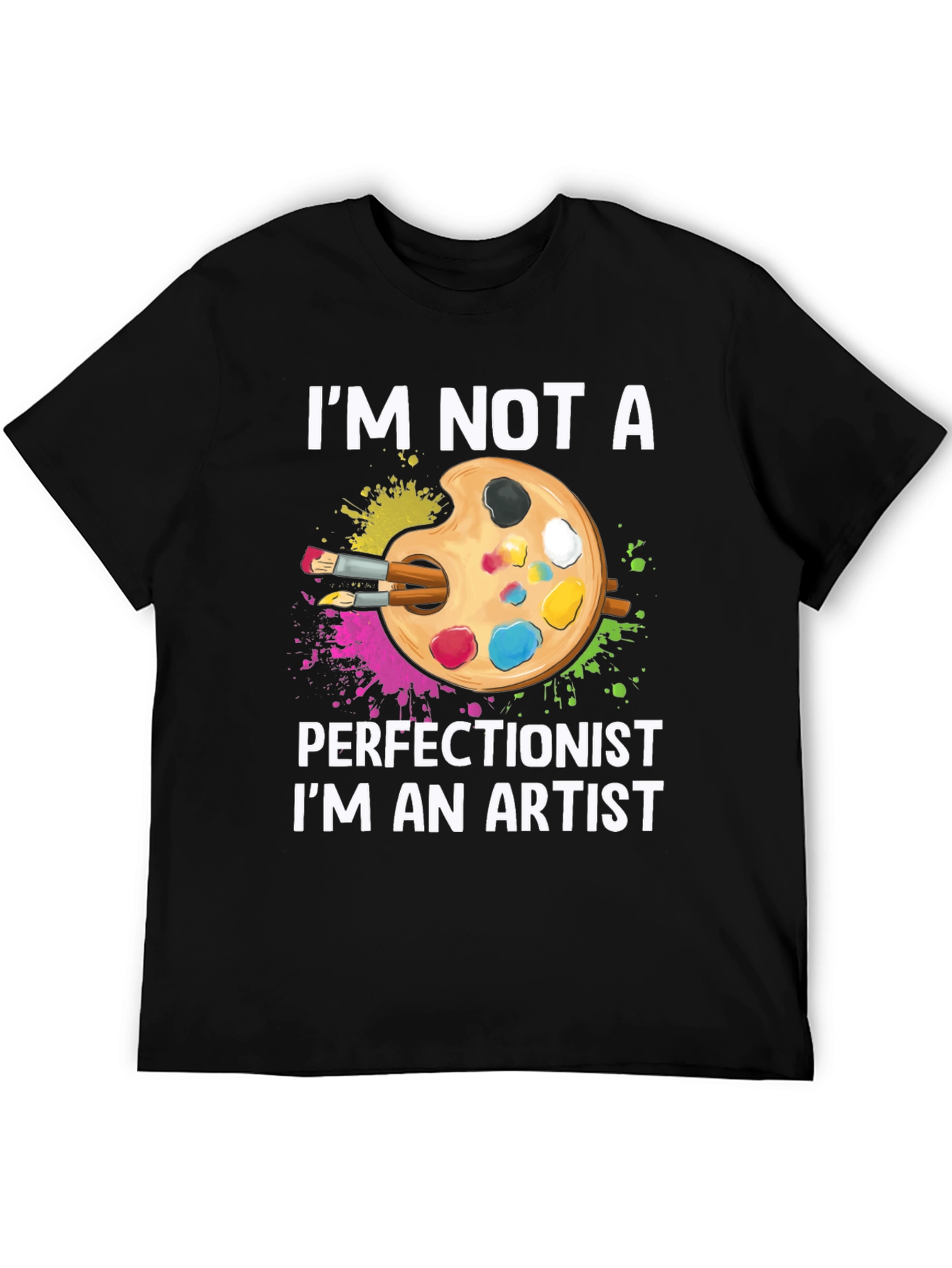 Artist Palette Graphic Tee - Im Not A Perfectionist