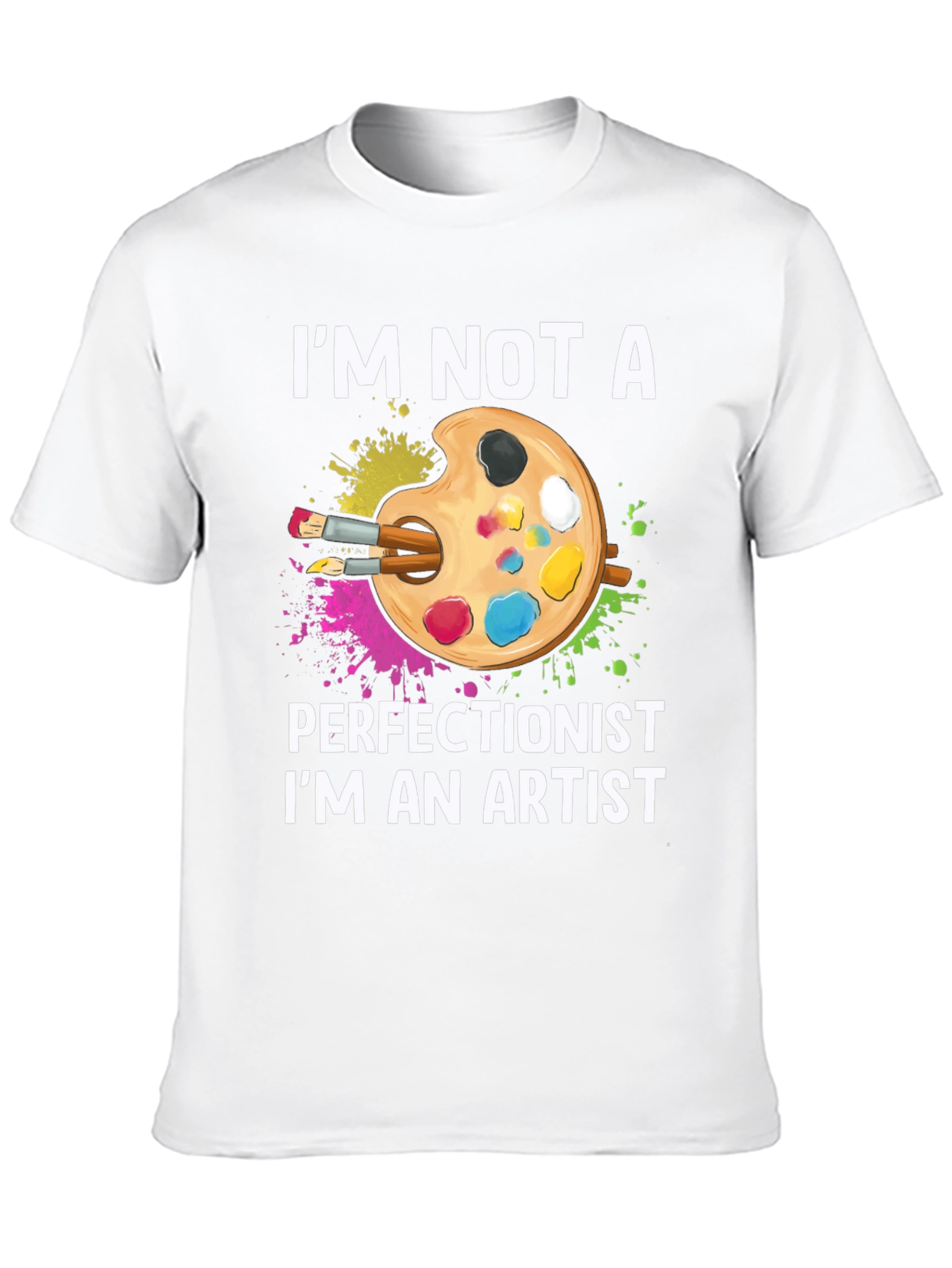Artist Palette Graphic Tee - Im Not A Perfectionist