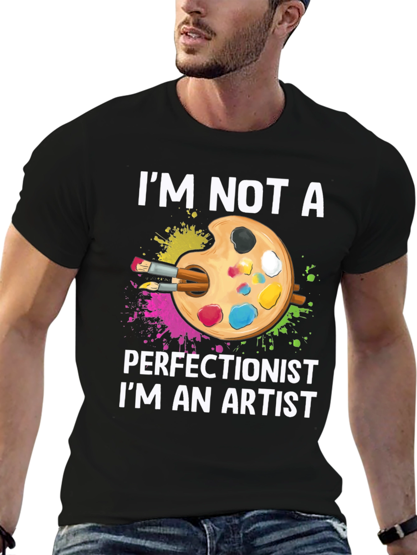 Artist Palette Graphic Tee - Im Not A Perfectionist