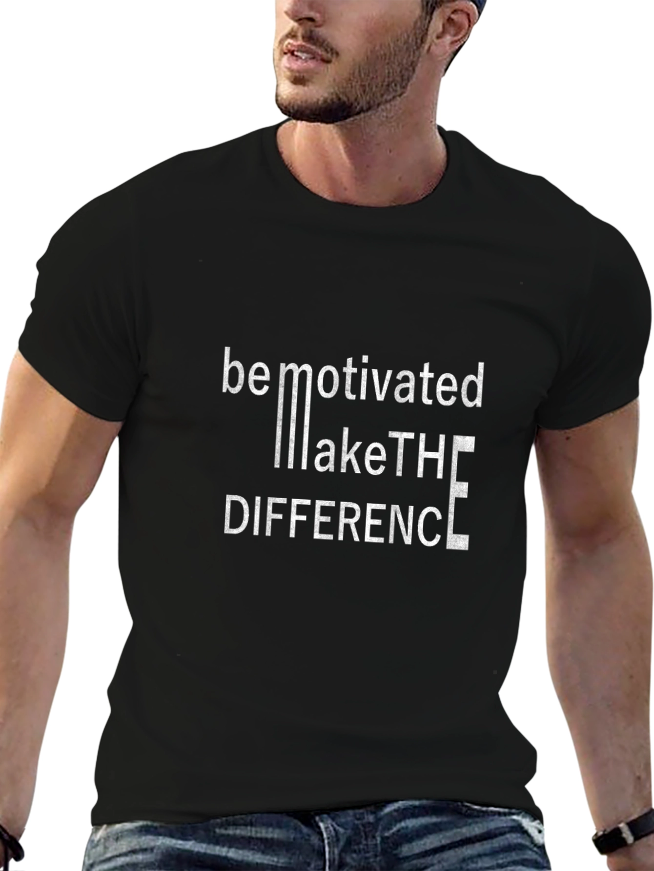 Be Motivated Make the Difference Graphic Tee