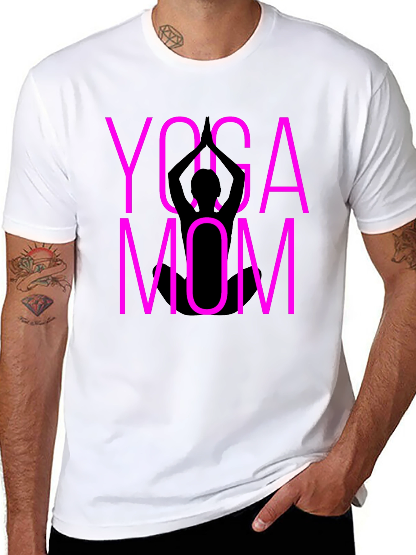 Yoga Mom Graphic T-Shirt - Relaxed Fit