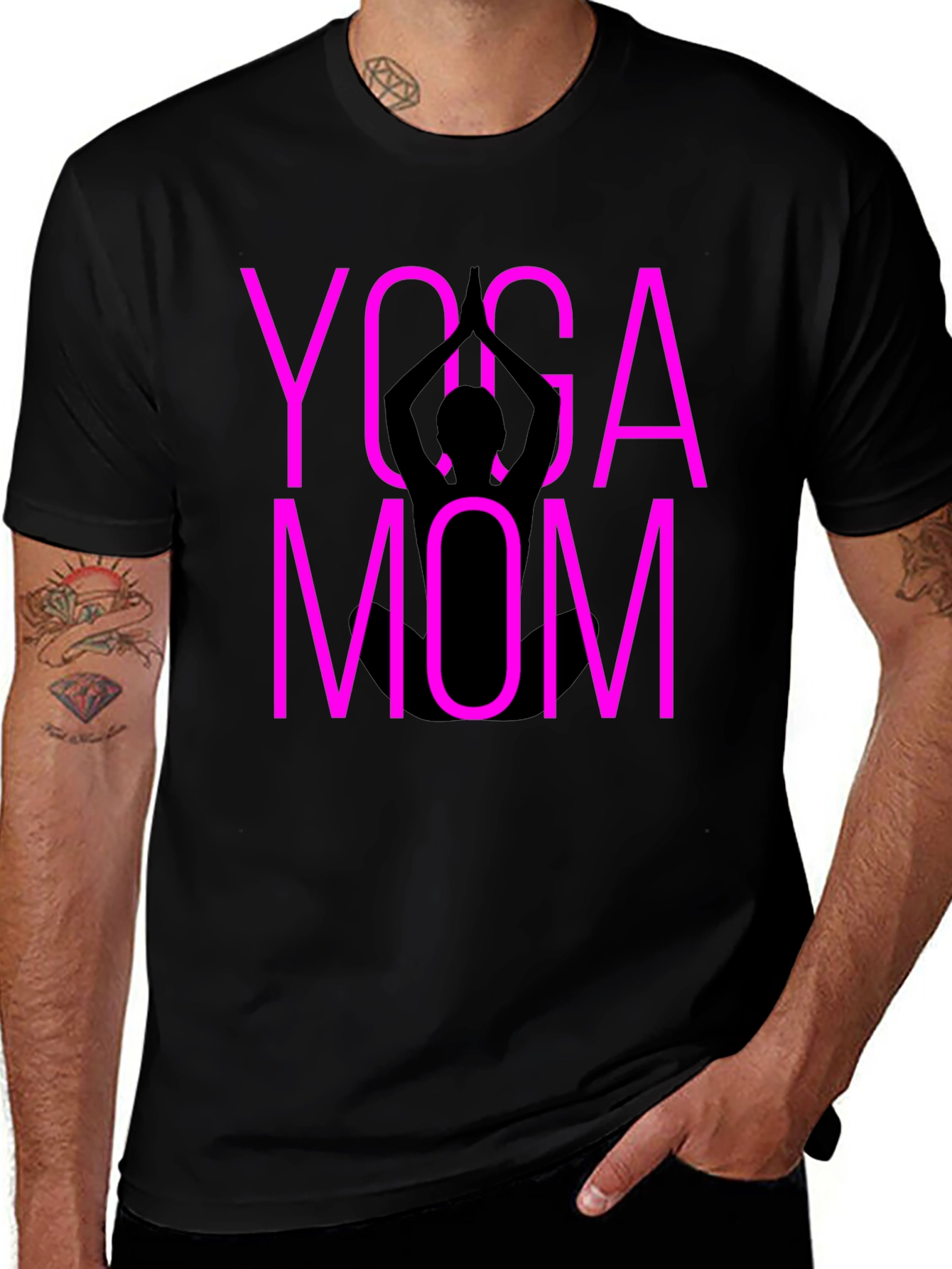 Yoga Mom Graphic T-Shirt - Relaxed Fit
