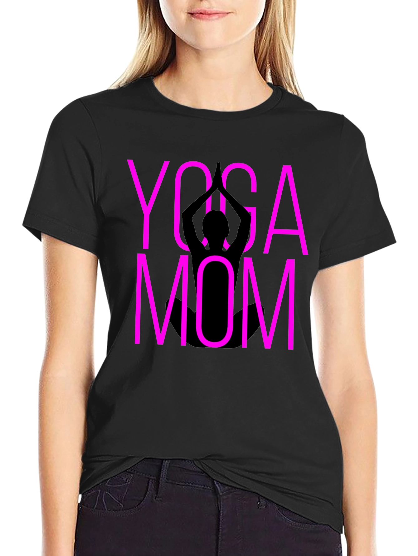 Yoga Mom Graphic T-Shirt - Relaxed Fit