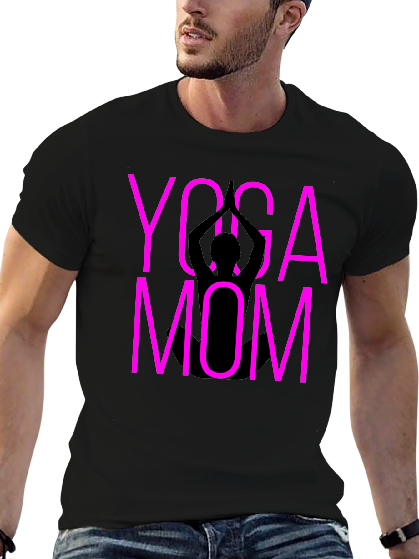 Yoga Mom Graphic T-Shirt - Relaxed Fit