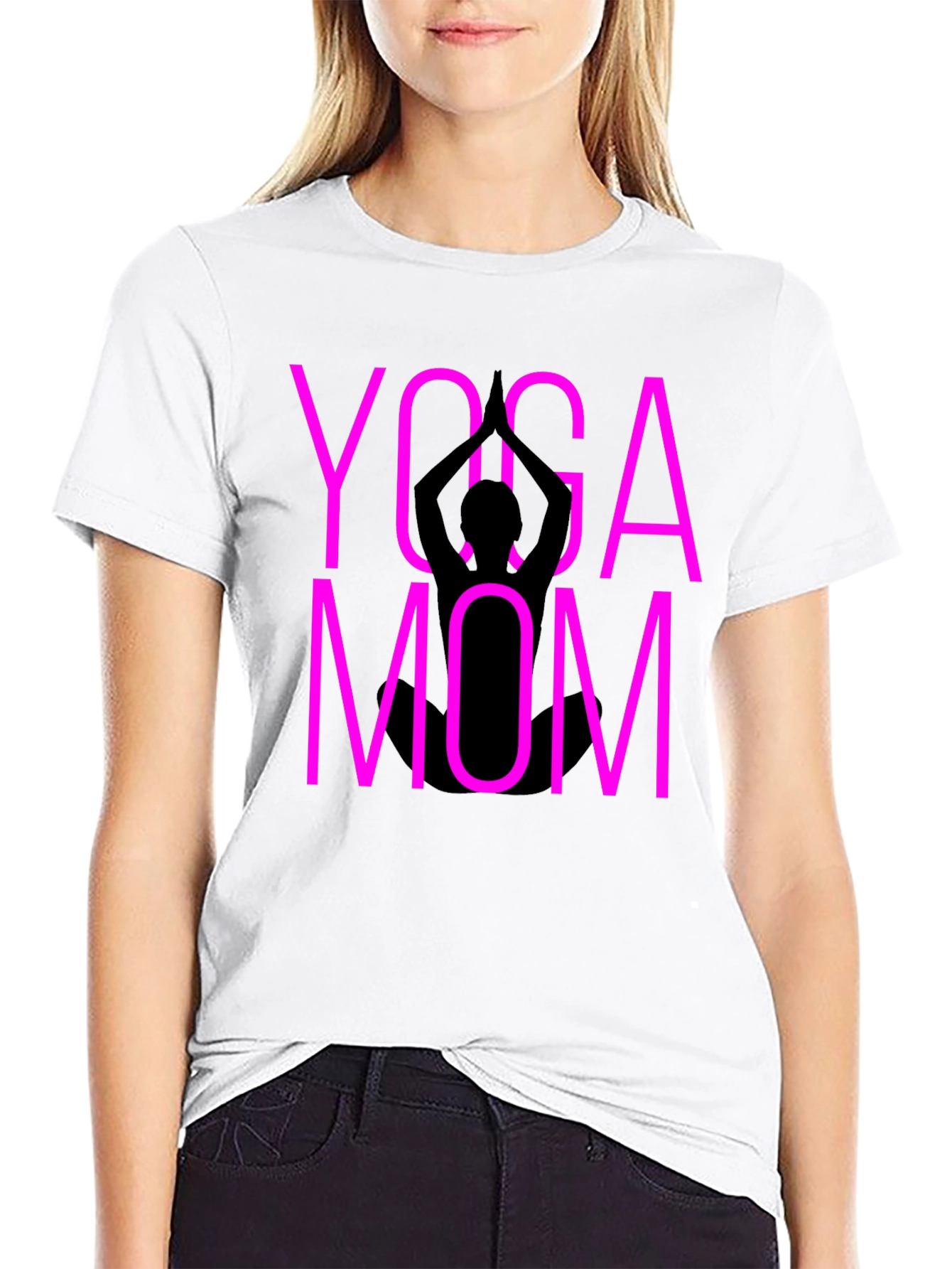 Yoga Mom Graphic T-Shirt - Relaxed Fit