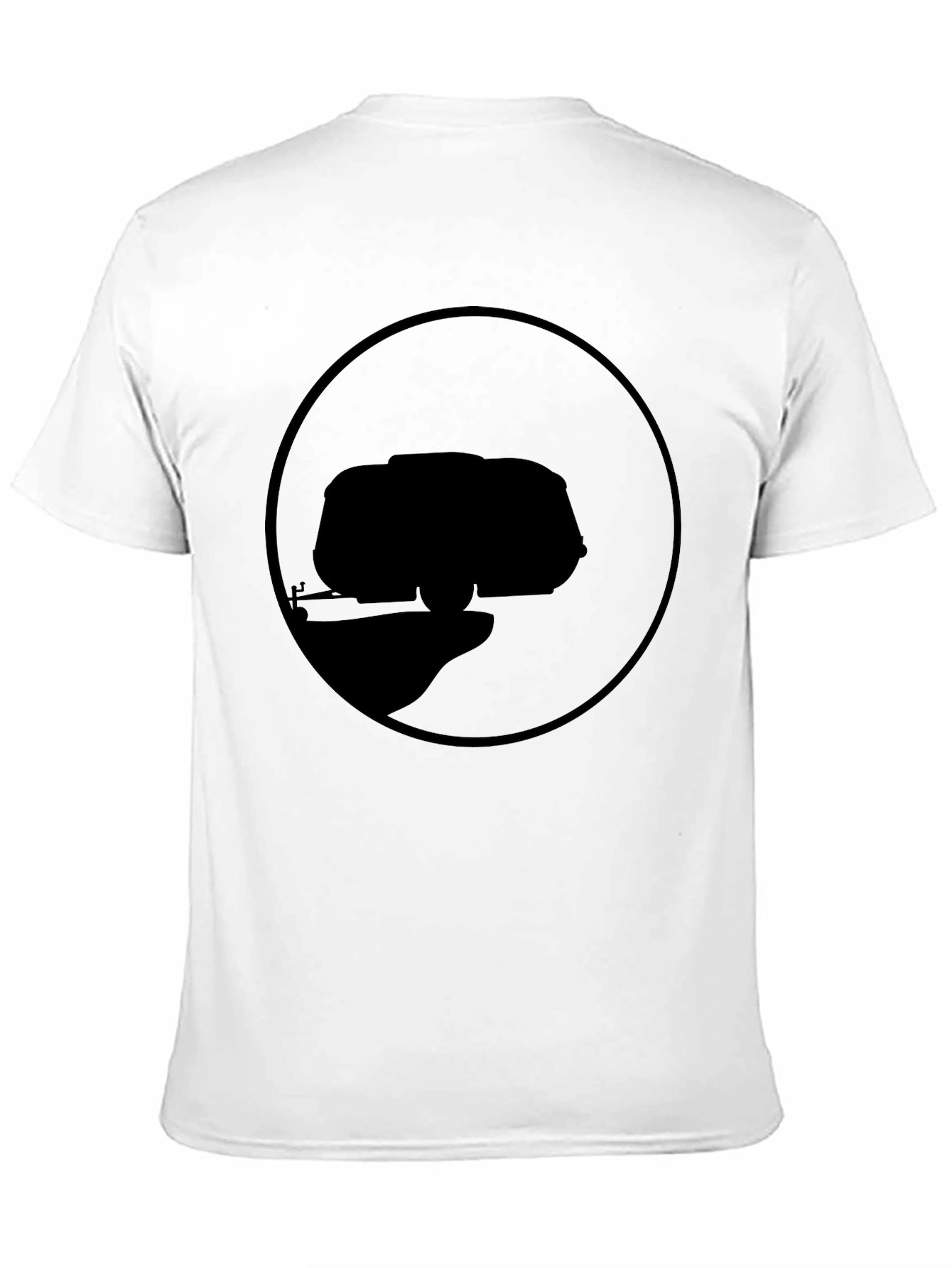 Abstract Black Graphic Tee