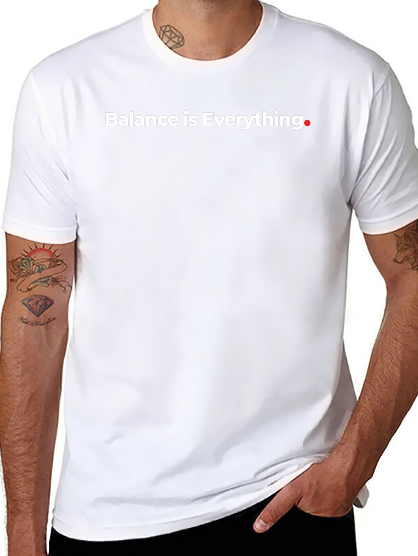 Balance is Everything Graphic Tee - Black