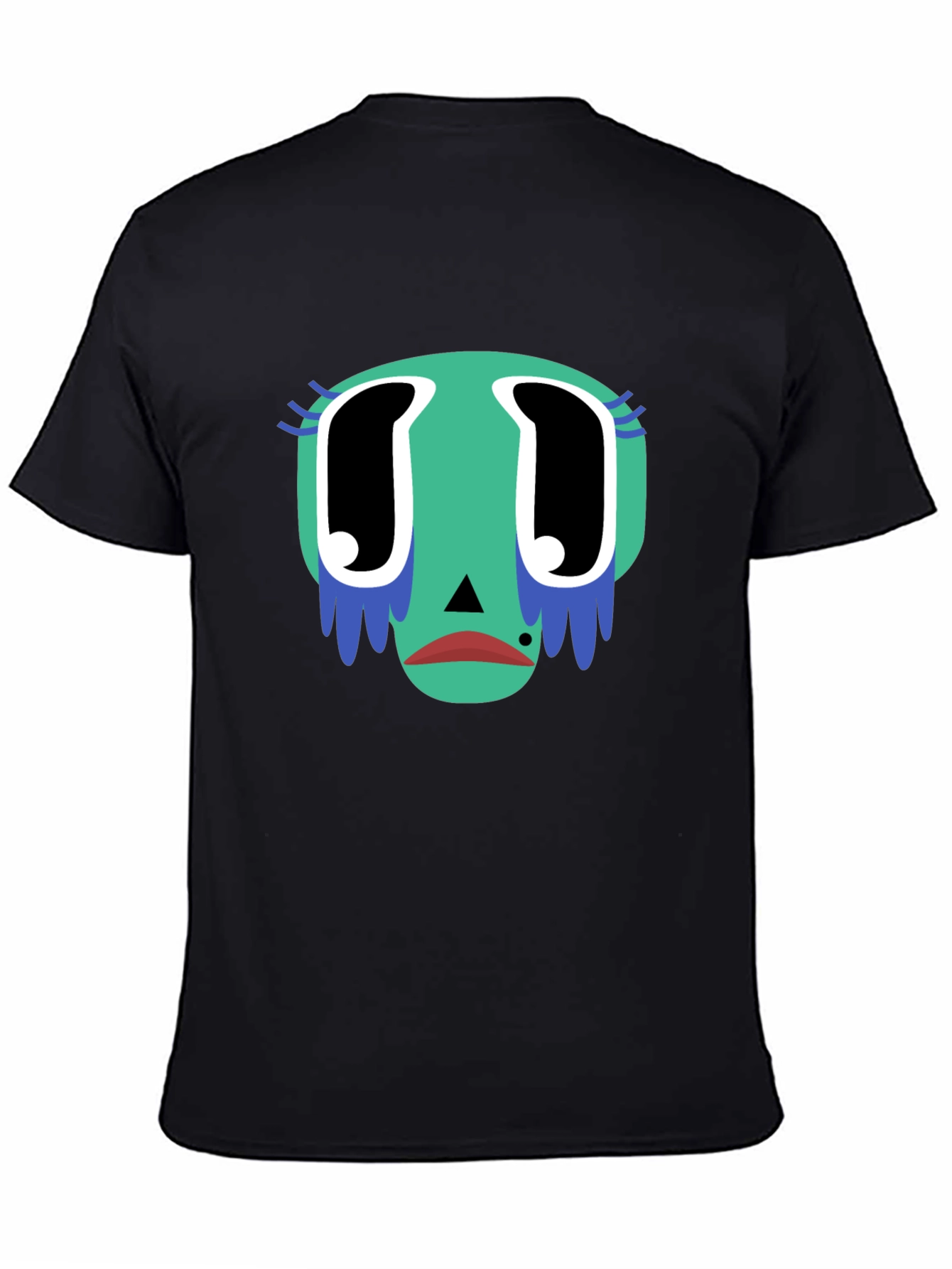 Sad Graphic Tee - Unique Art T-Shirt
