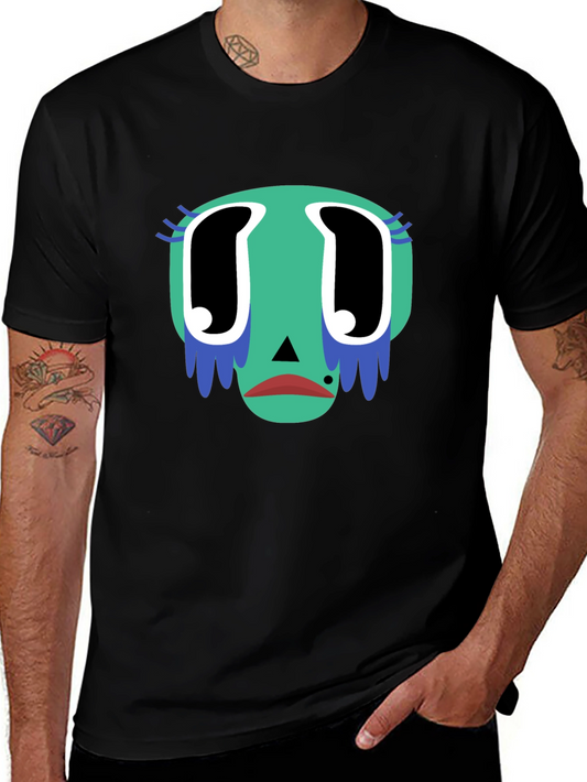 Sad Graphic Tee - Unique Art T-Shirt