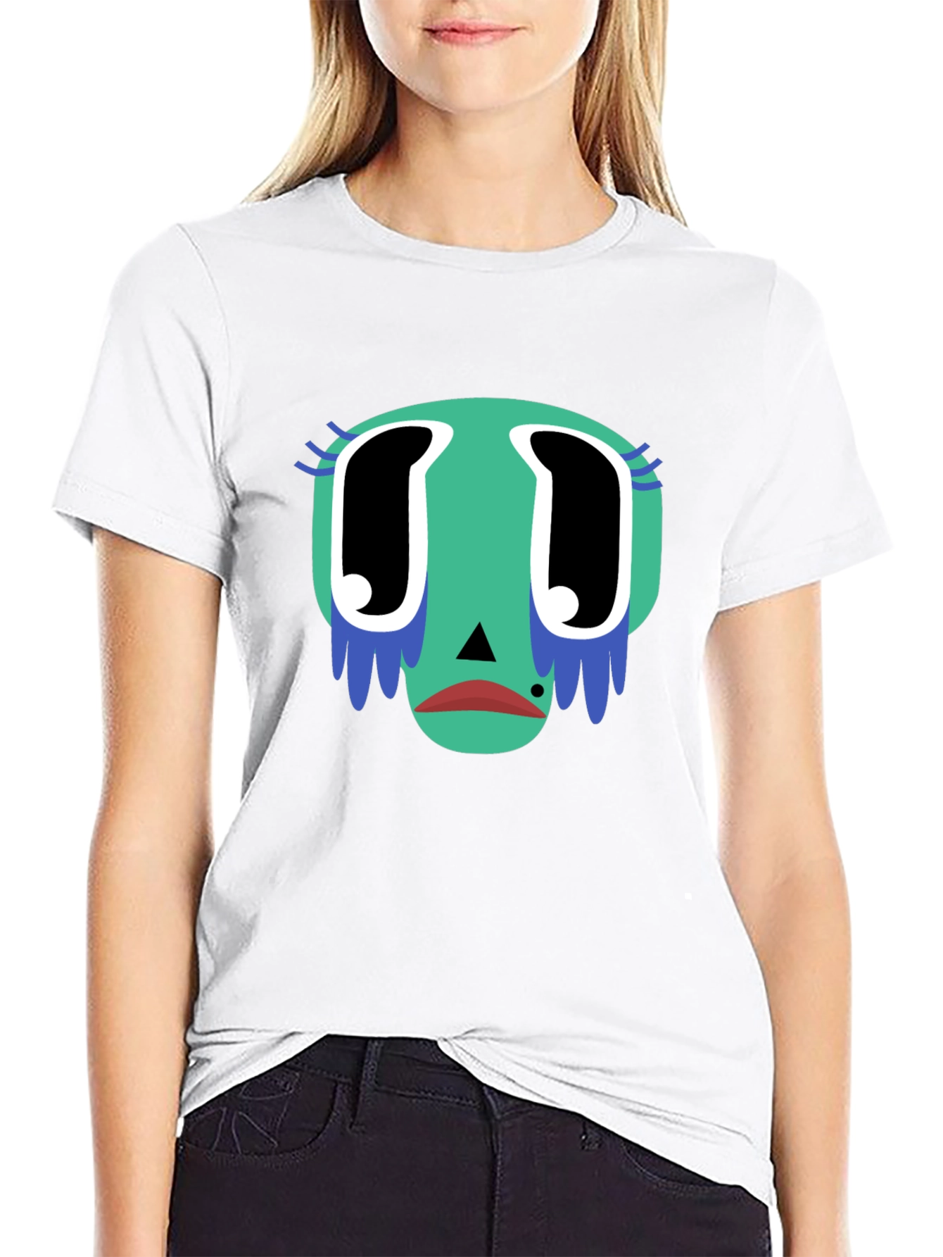 Sad Graphic Tee - Unique Art T-Shirt