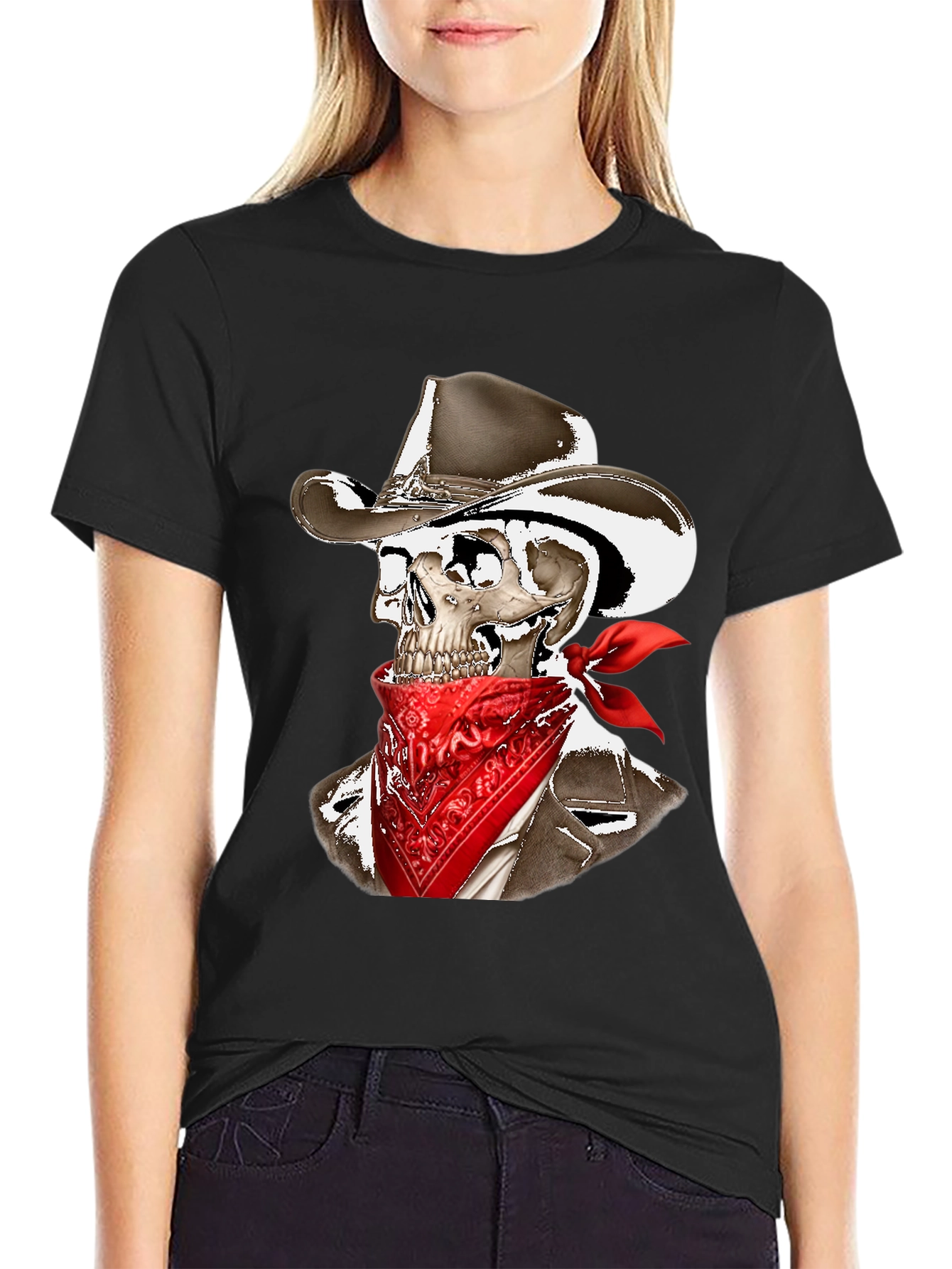 Cowboy Skeleton Graphic Tee