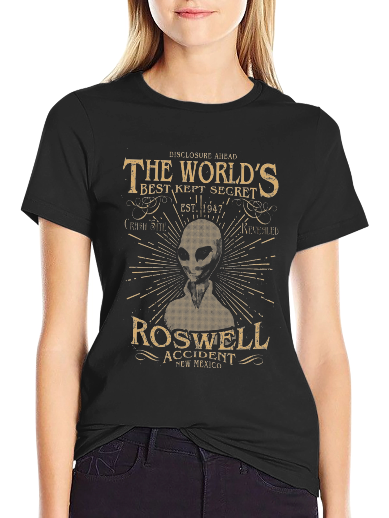 Roswell Alien Crash Site T-Shirt