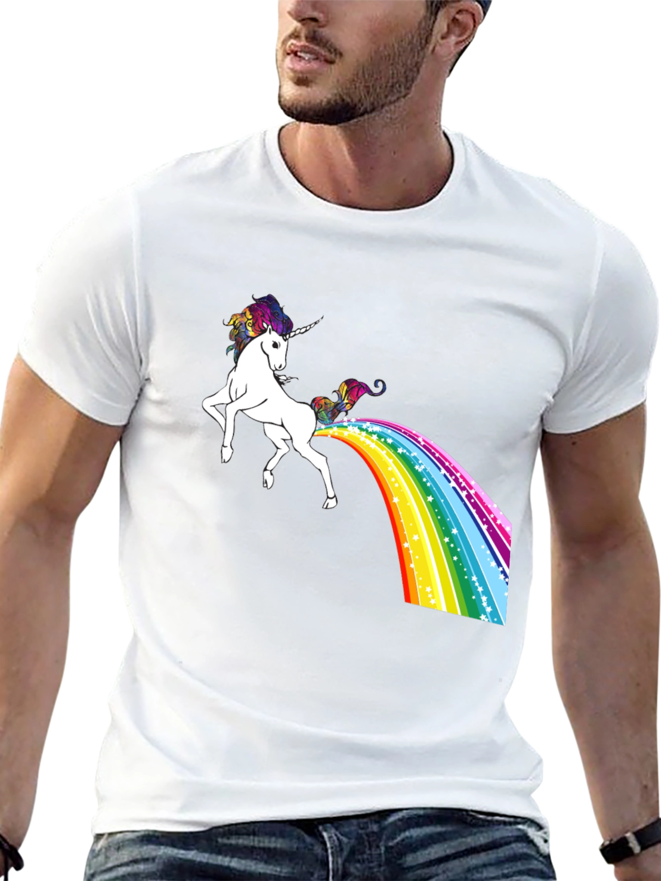 Rainbow Unicorn T-Shirt - Magical Poop!