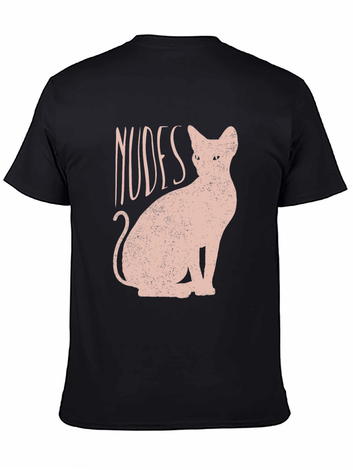 Nudes Cat Graphic Tee - Funny Unisex T-Shirt
