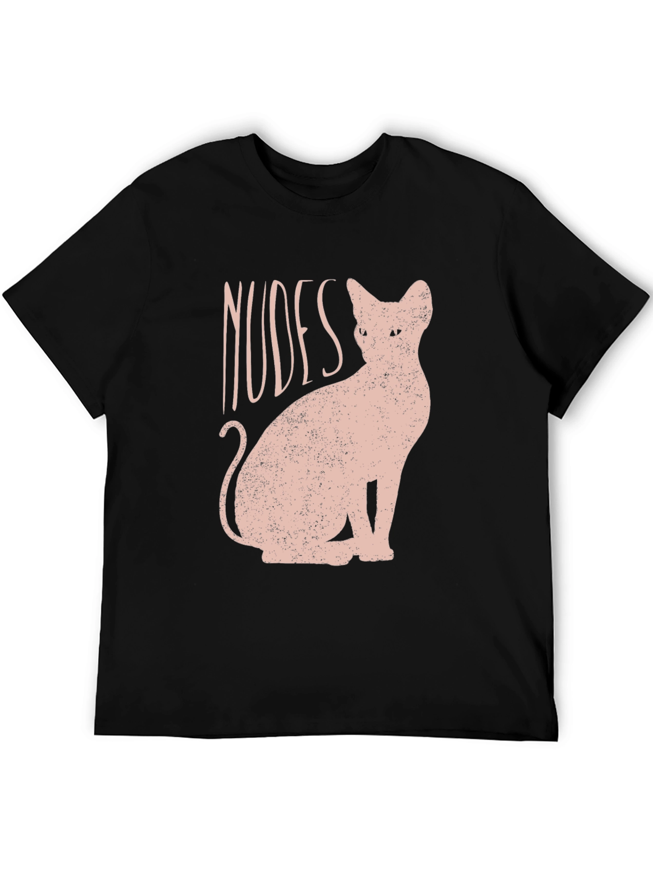 Nudes Cat Graphic Tee - Funny Unisex T-Shirt
