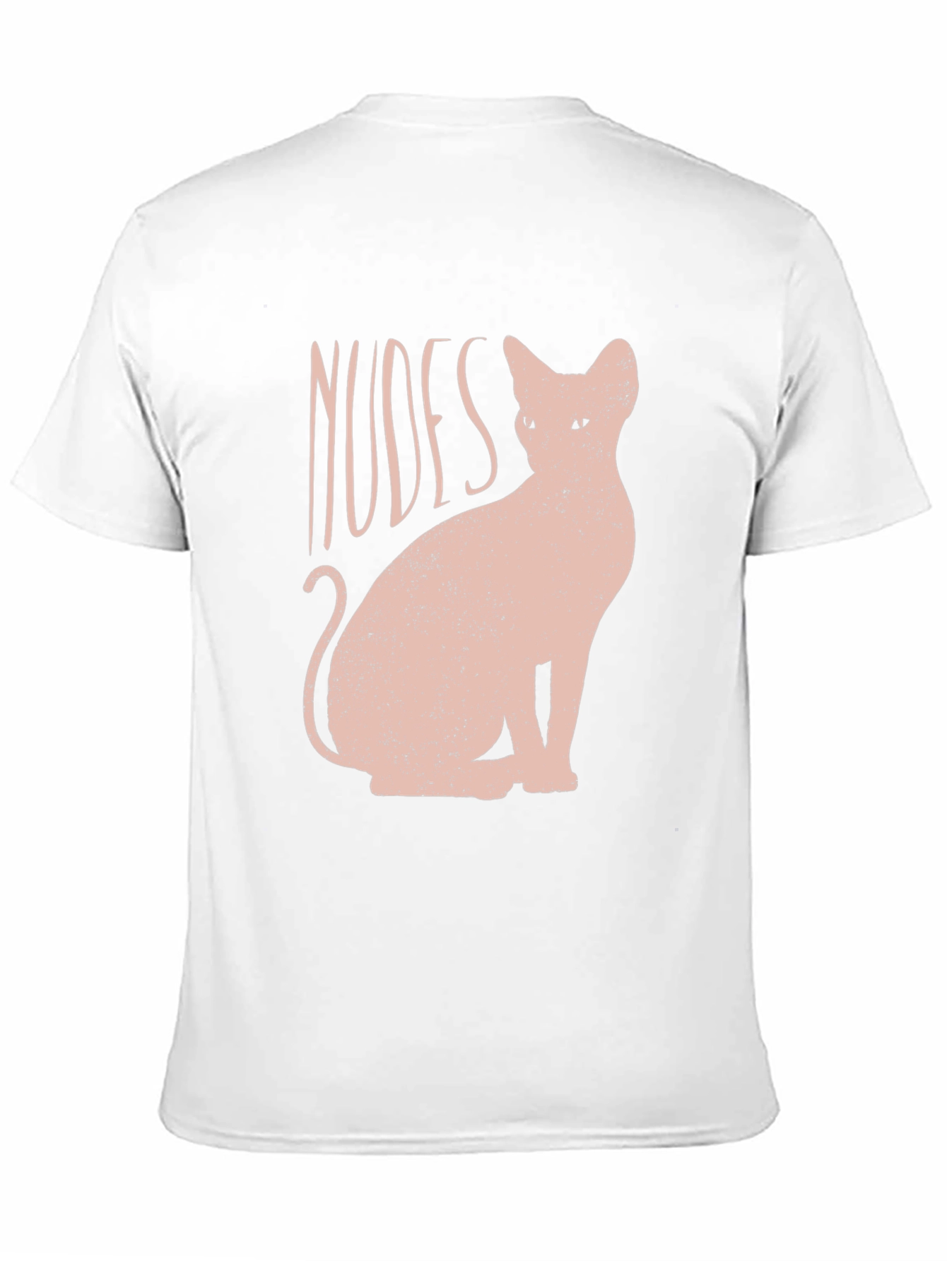 Nudes Cat Graphic Tee - Funny Unisex T-Shirt