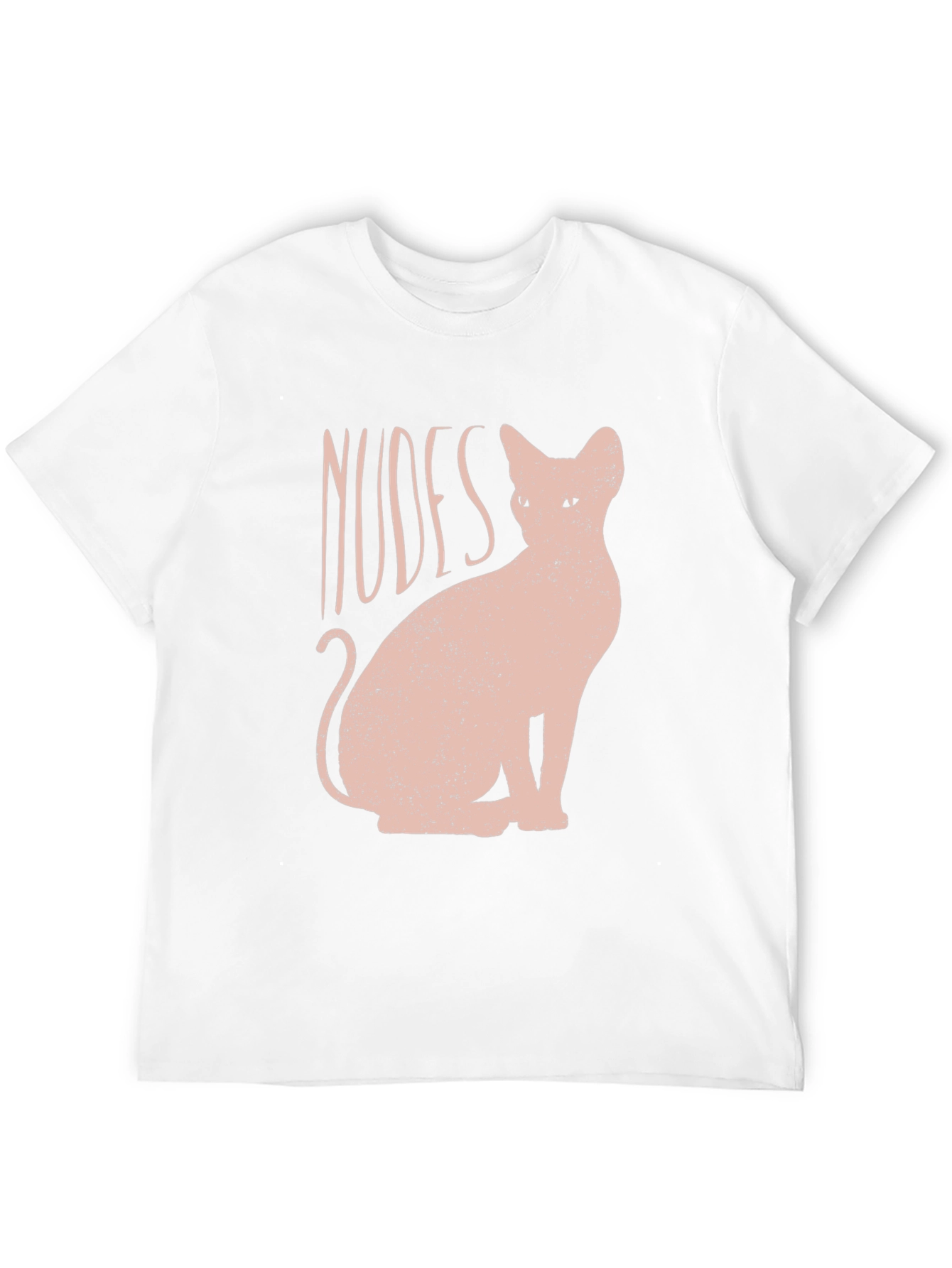Nudes Cat Graphic Tee - Funny Unisex T-Shirt