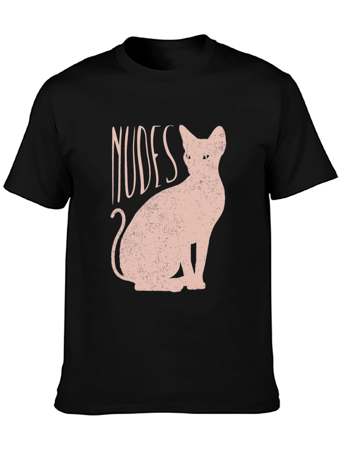 Nudes Cat Graphic Tee - Funny Unisex T-Shirt