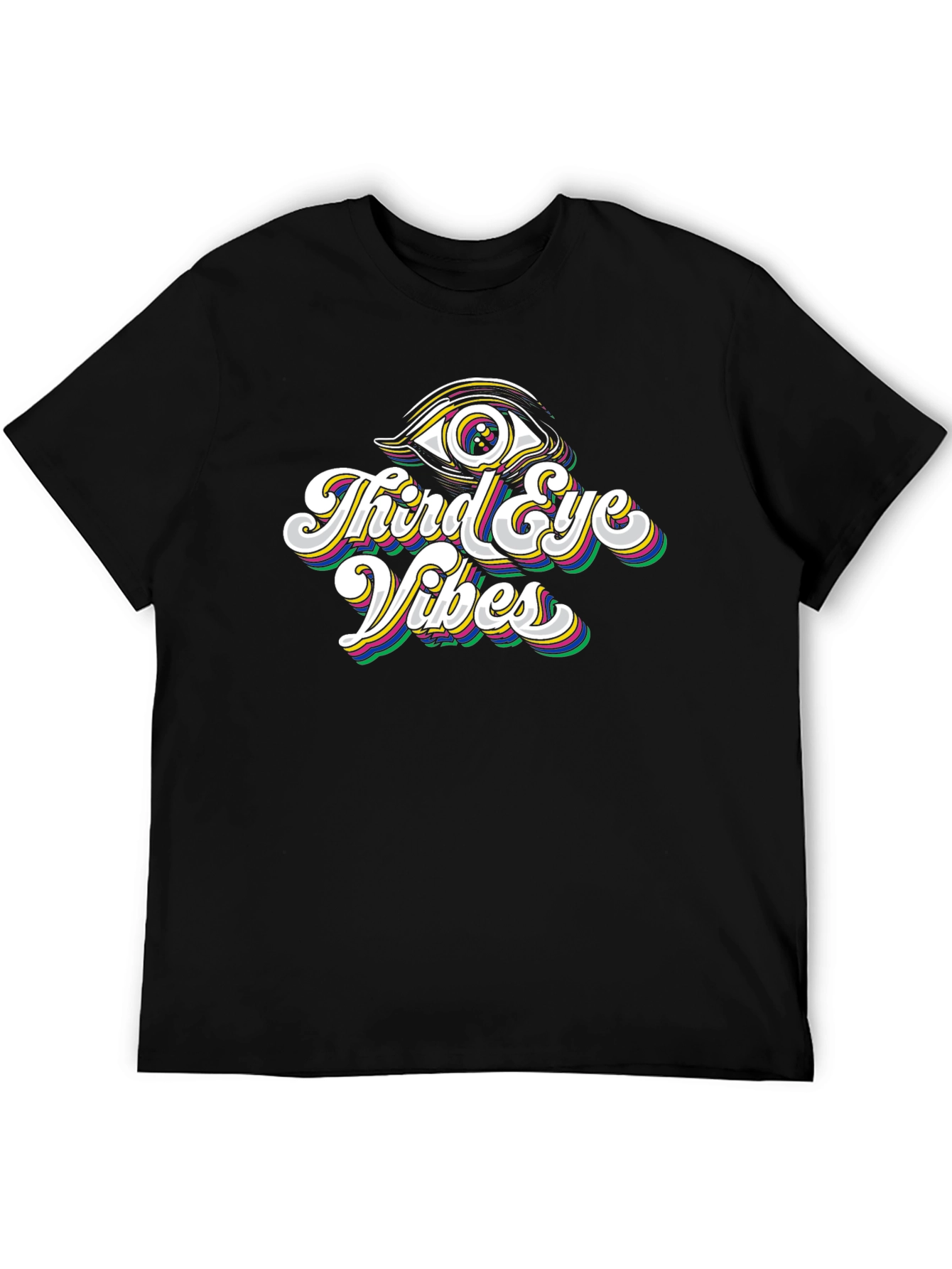 Third Eye Vibes Black Graphic Tee