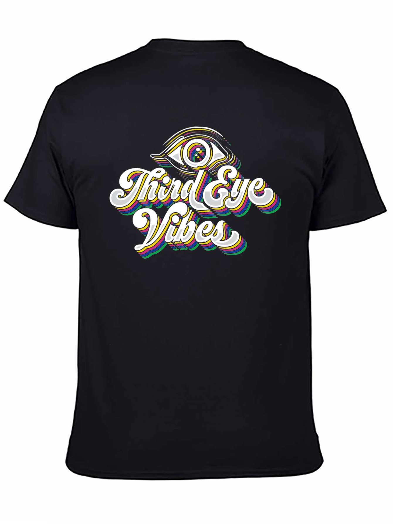 Third Eye Vibes Black Graphic Tee