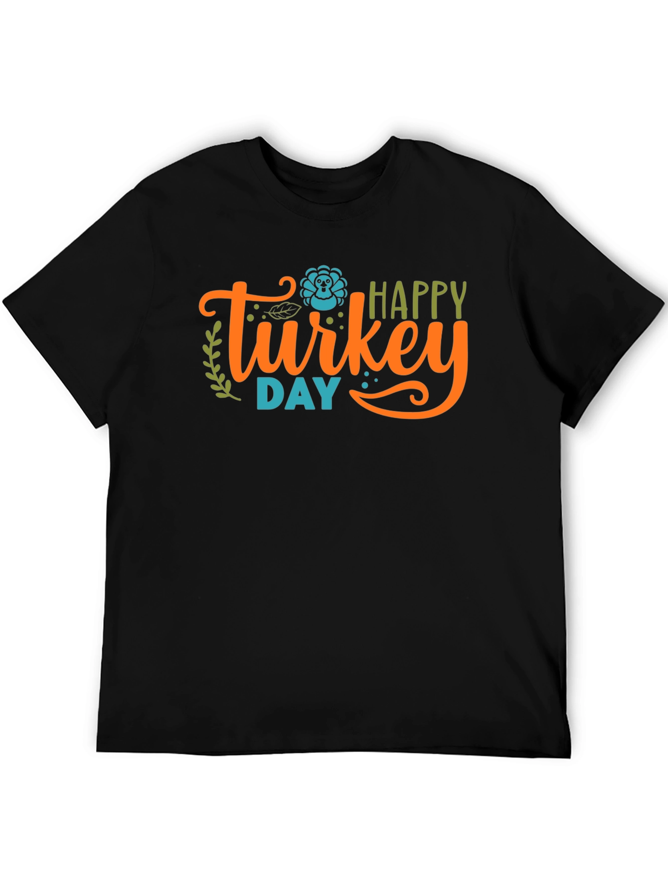 Happy Turkey Day Graphic T-Shirt