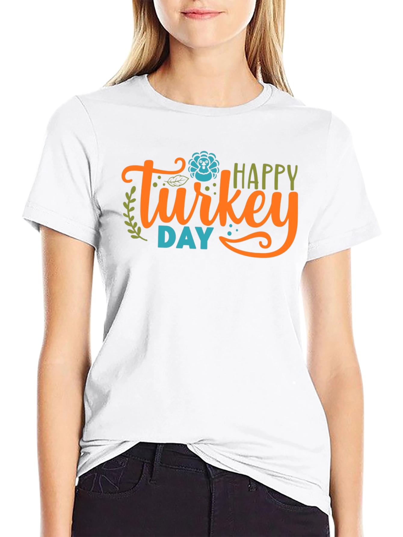Happy Turkey Day Graphic T-Shirt
