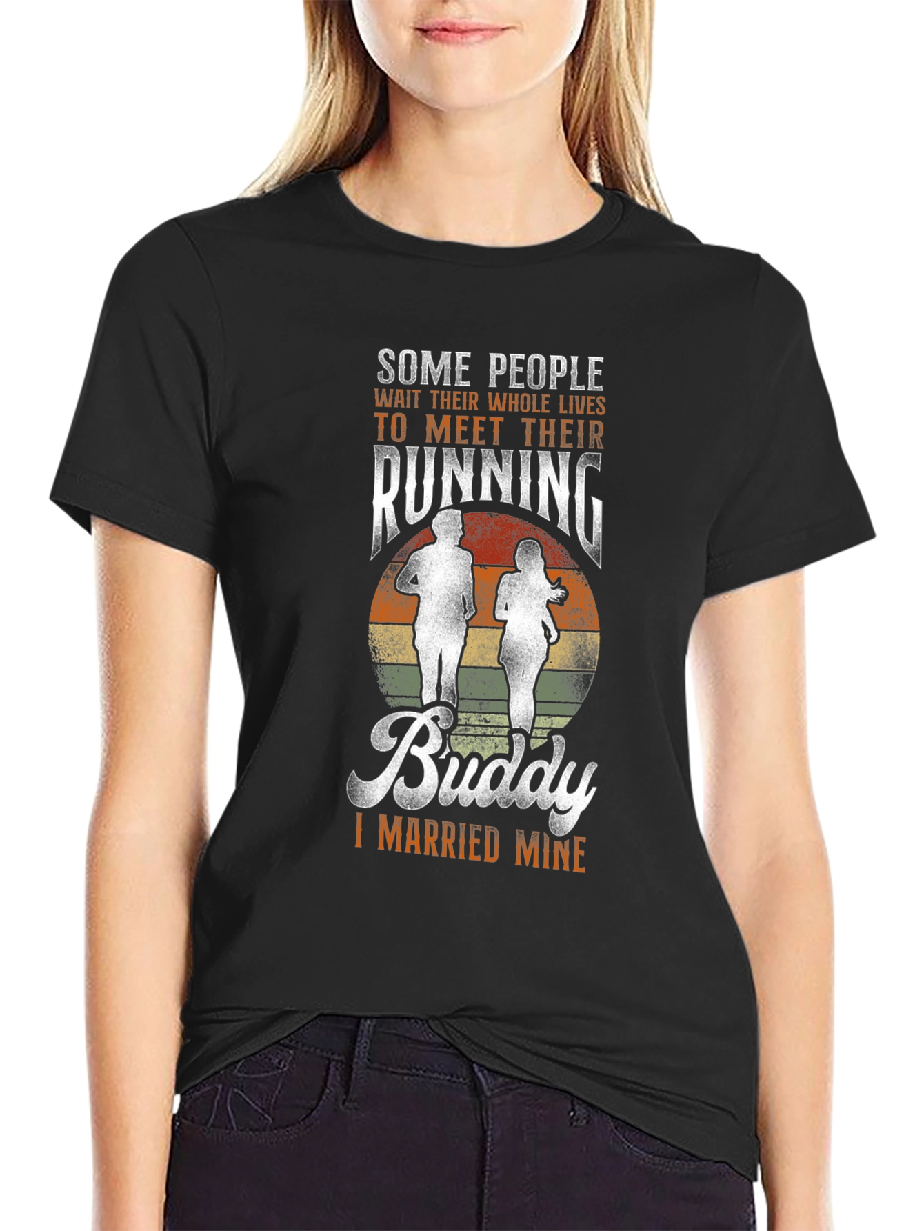Running Buddy T-Shirt - I Married Mine!