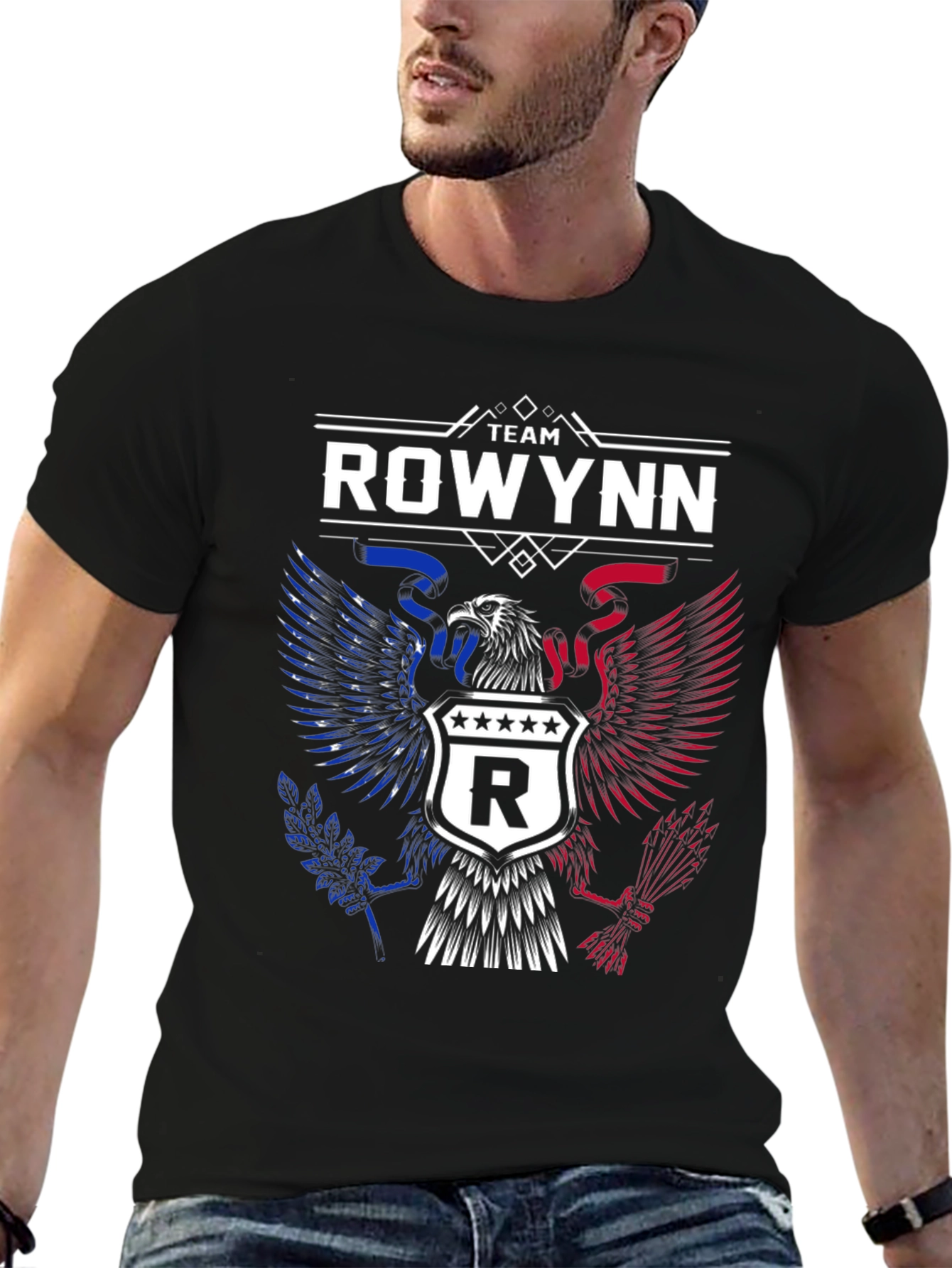 Team Rowynn Patriotic Eagle Graphic T-Shirt