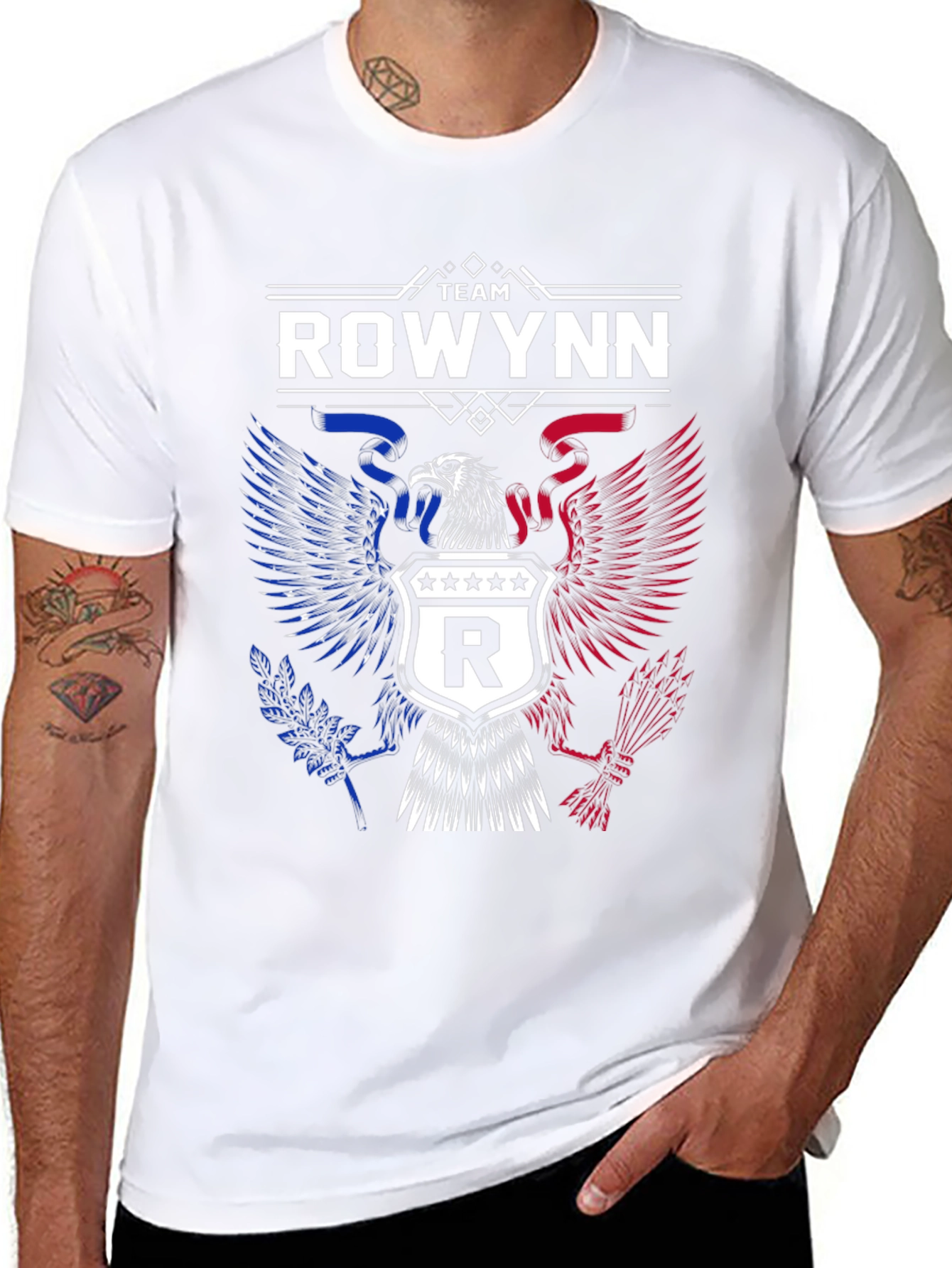 Team Rowynn Patriotic Eagle Graphic T-Shirt
