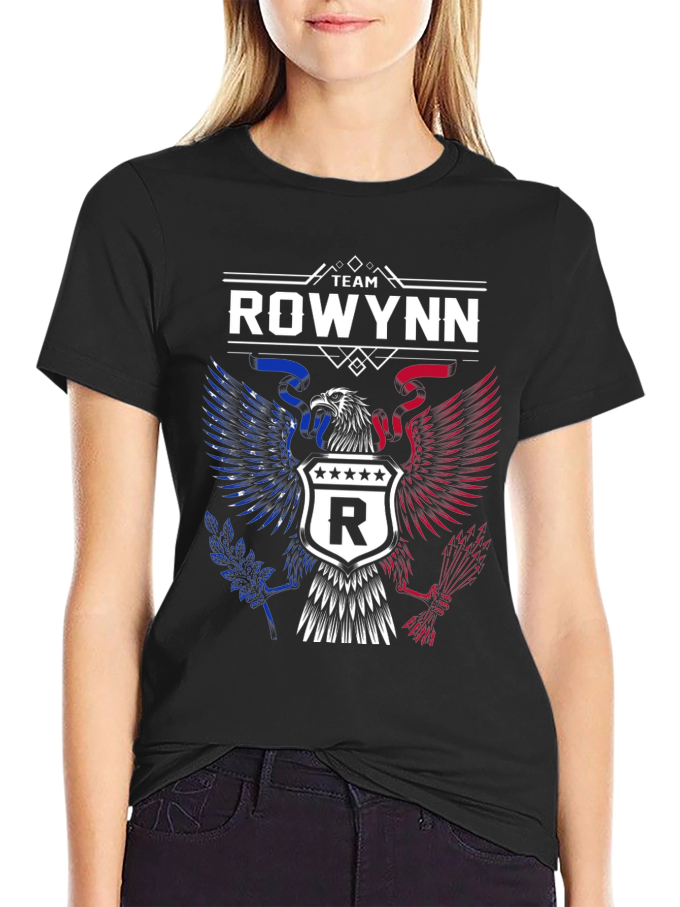 Team Rowynn Patriotic Eagle Graphic T-Shirt