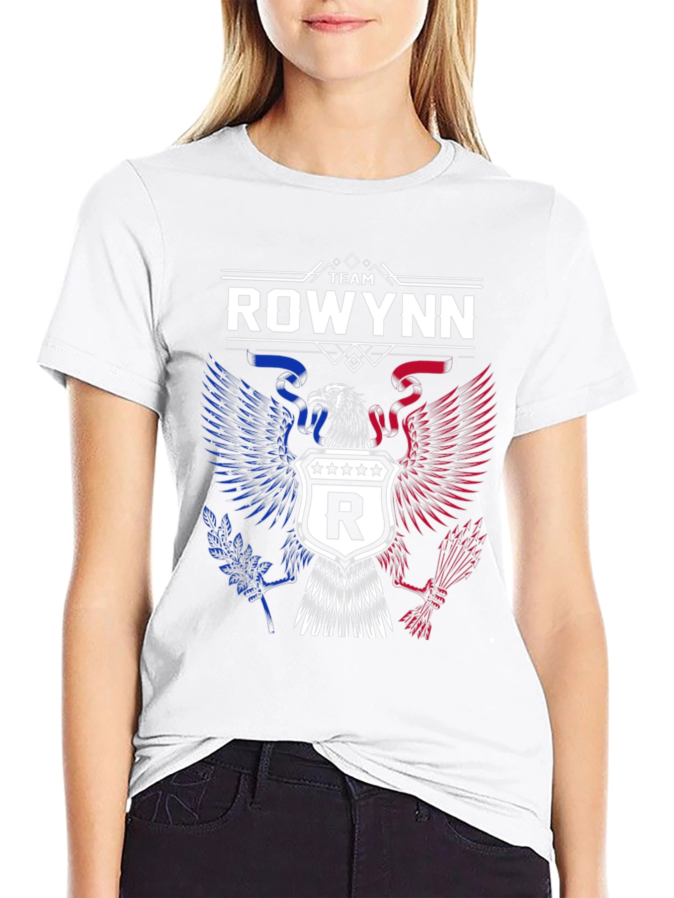 Team Rowynn Patriotic Eagle Graphic T-Shirt