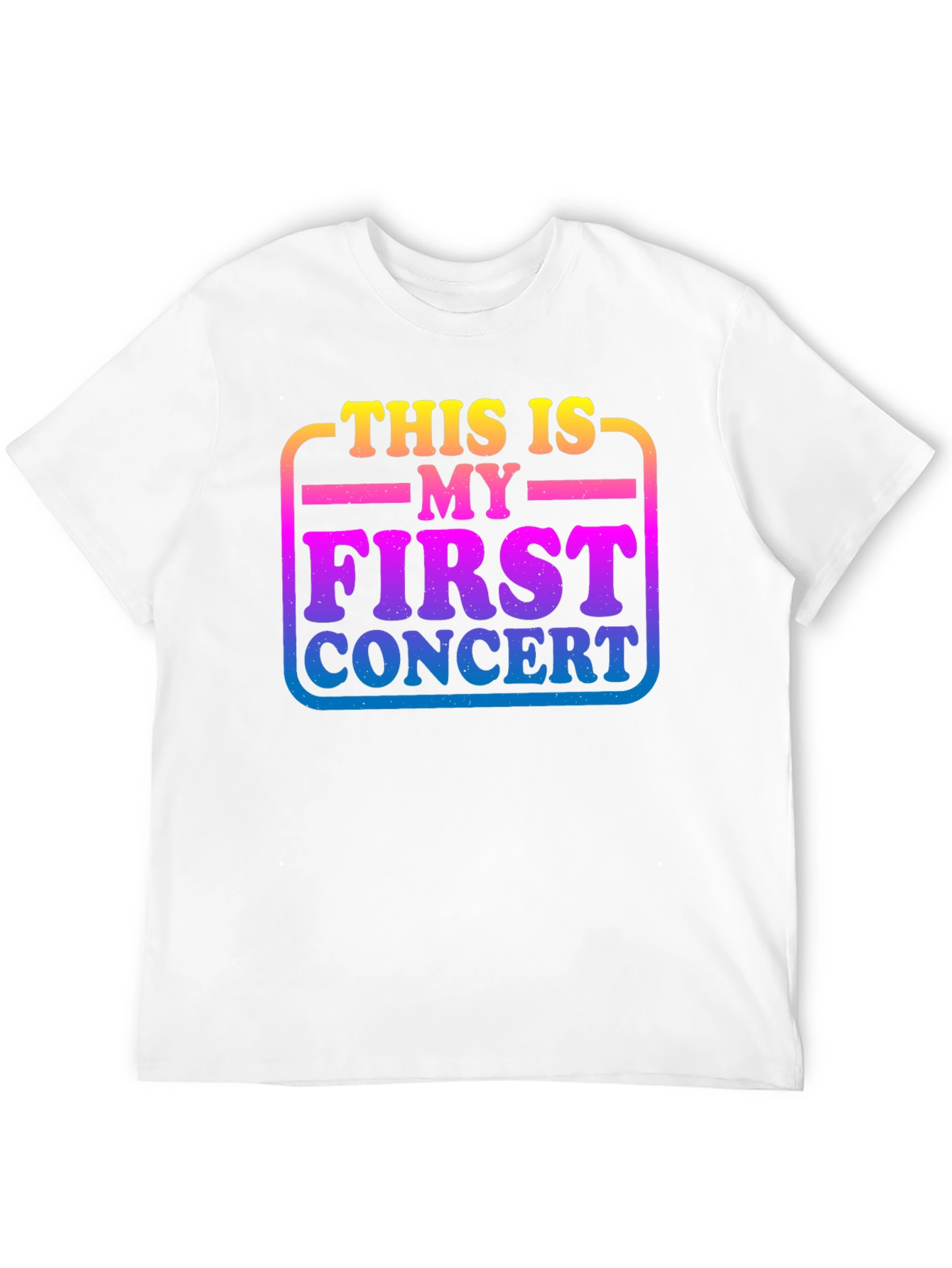 First Concert Graphic Tee - Unisex Black T-Shirt