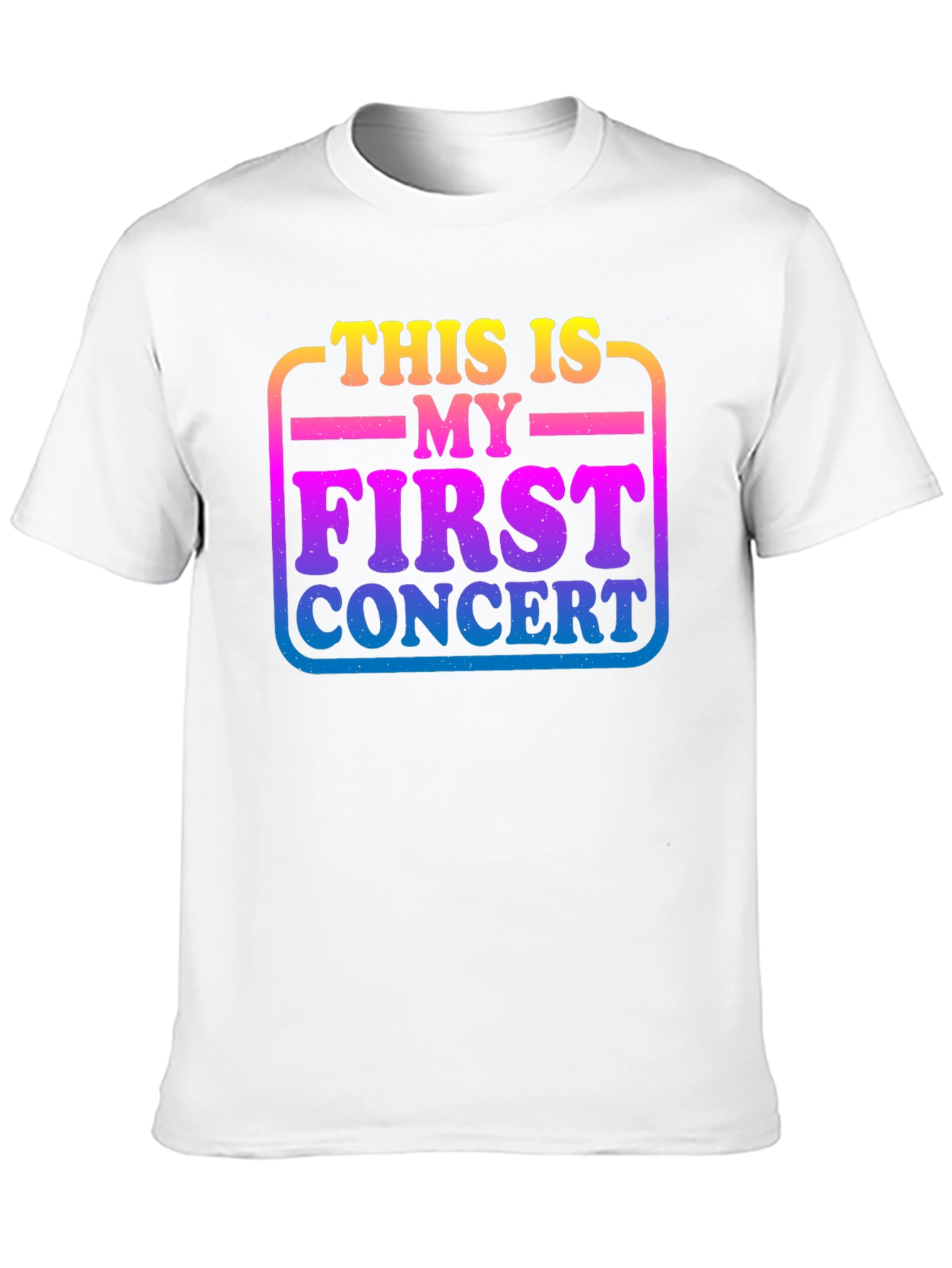 First Concert Graphic Tee - Unisex Black T-Shirt