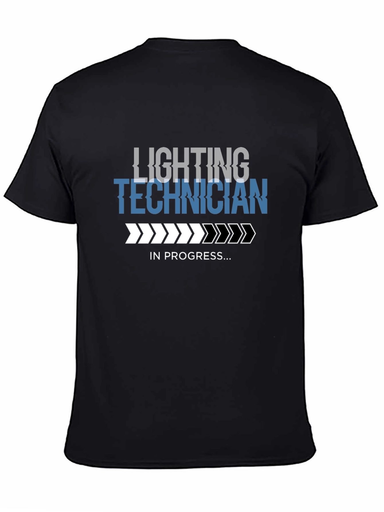 Lighting Technician T-Shirt - In Progress Design
