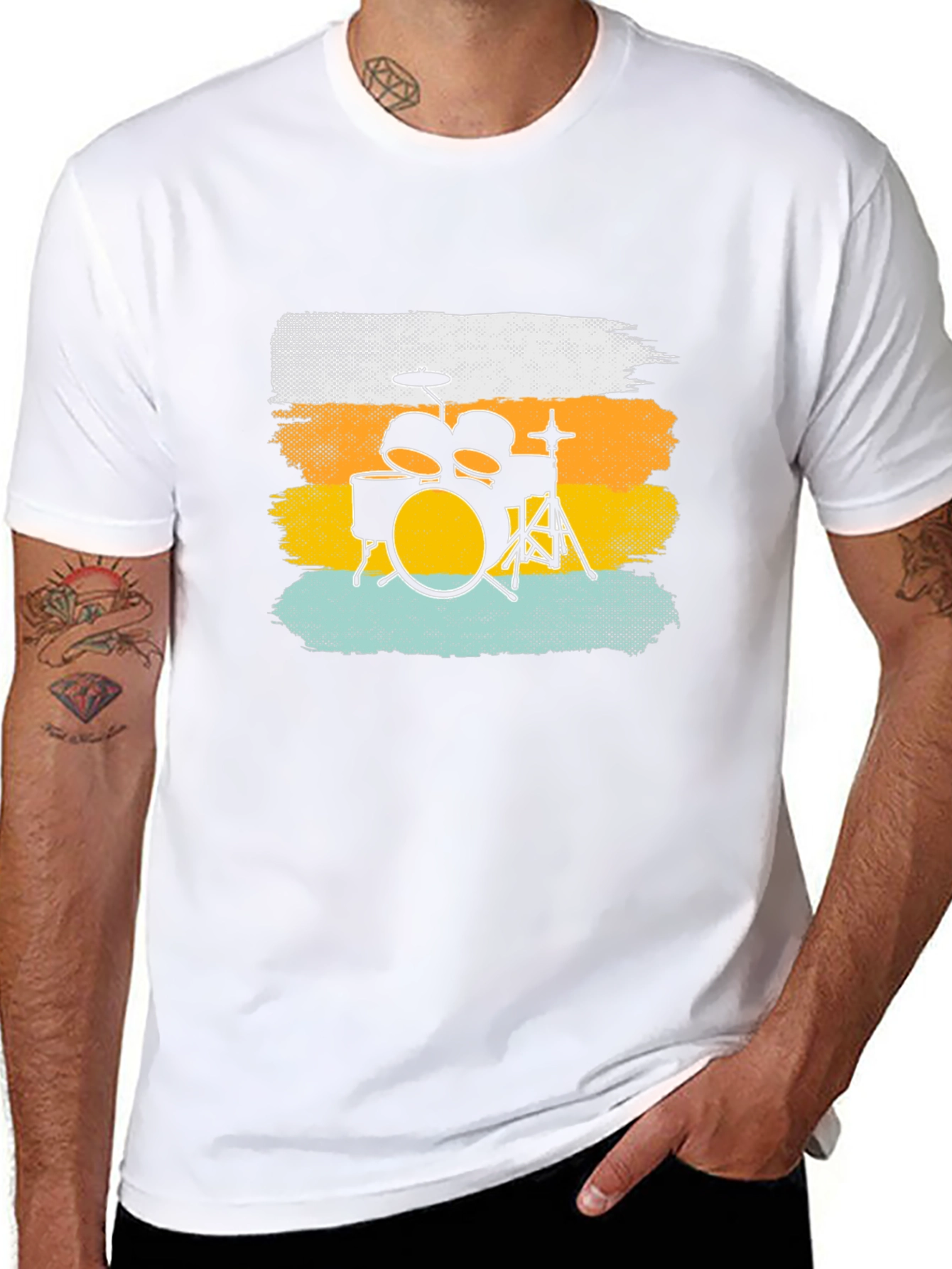 Retro Drum Kit T-Shirt