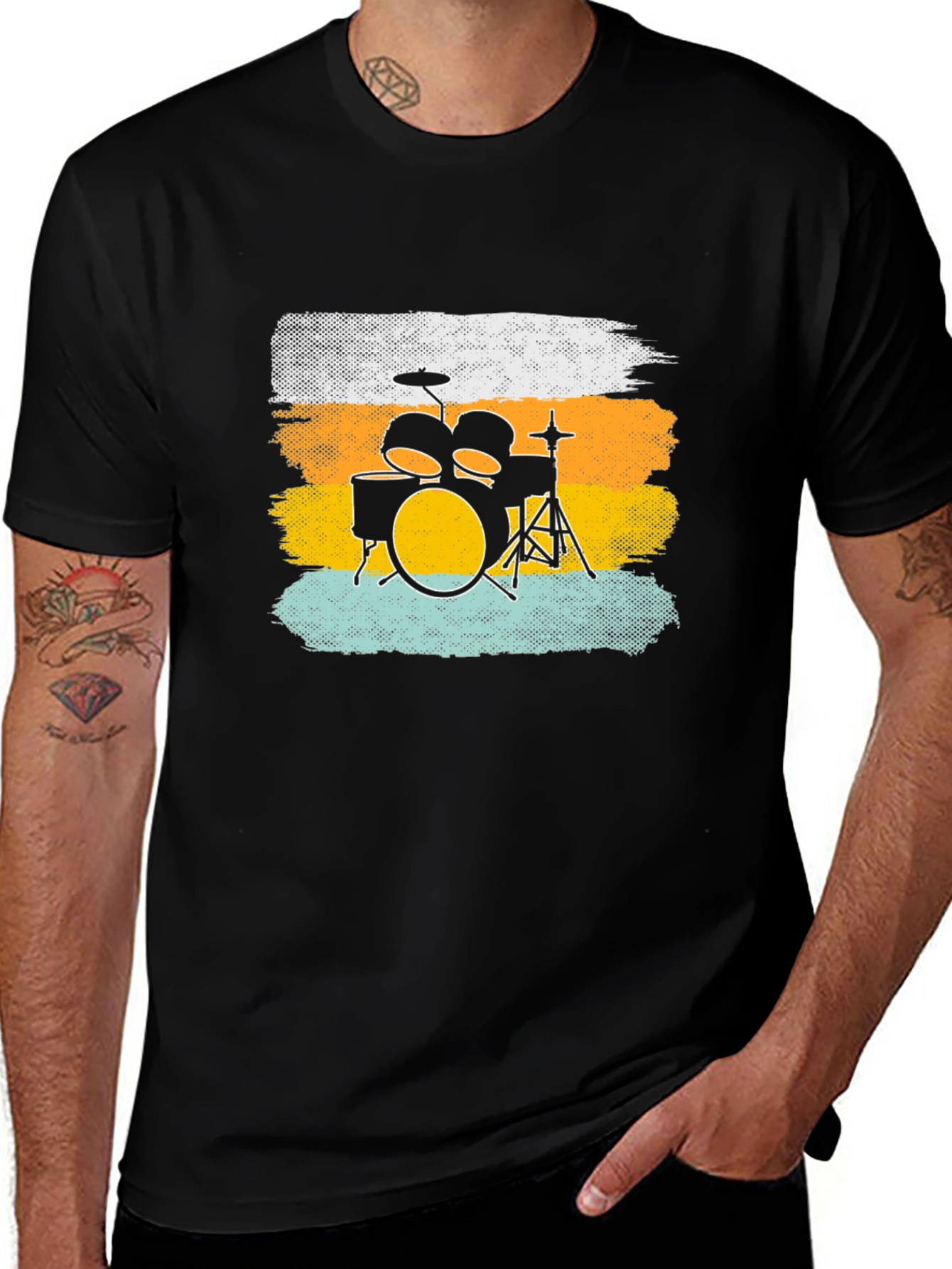 Retro Drum Kit T-Shirt